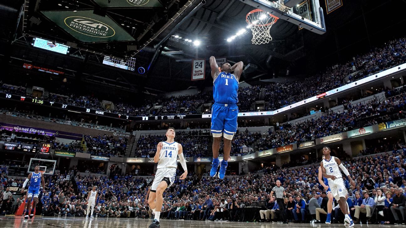 Zion Williamson Duke Wallpapers