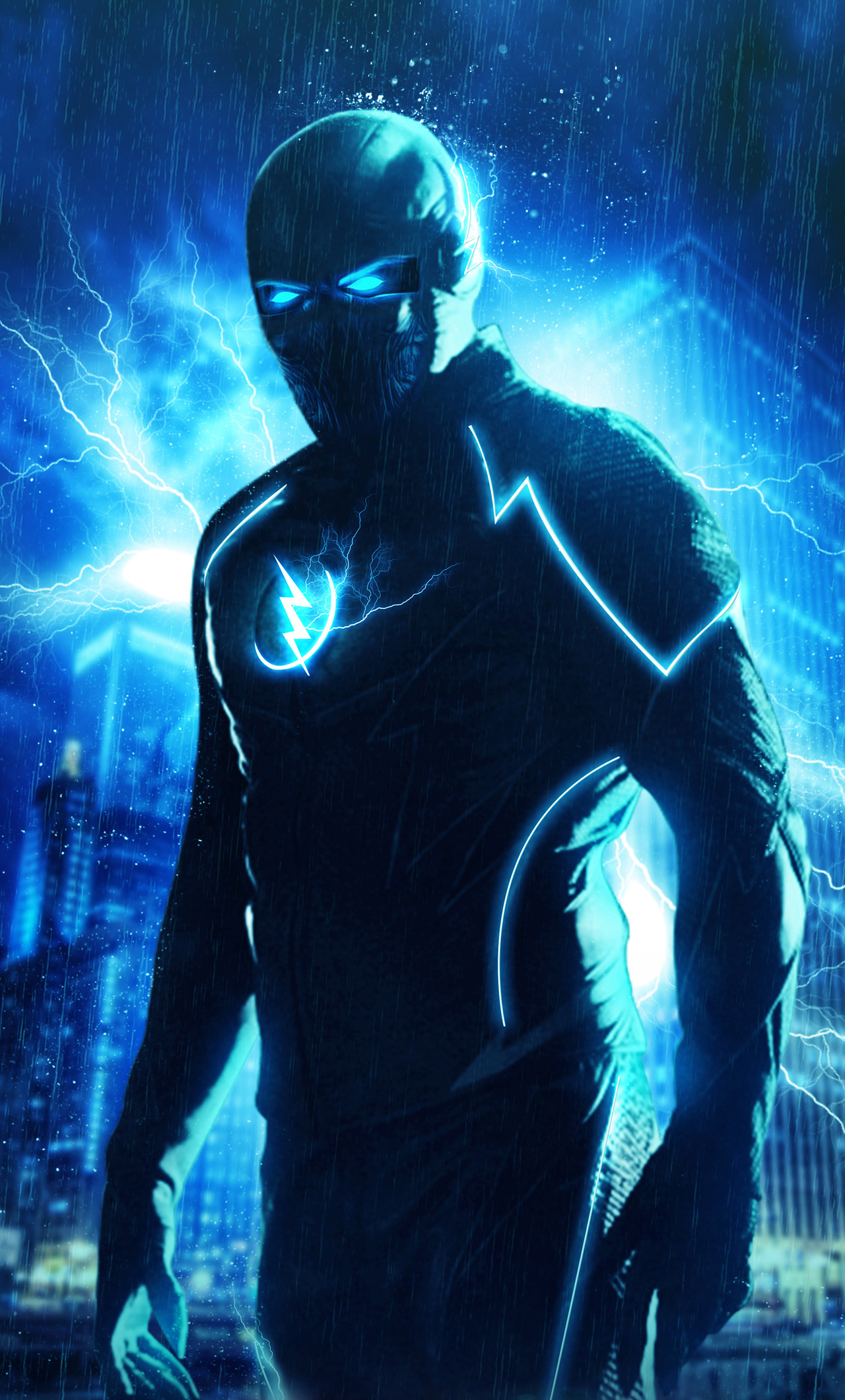 Zoom The Flash Blue Wallpapers