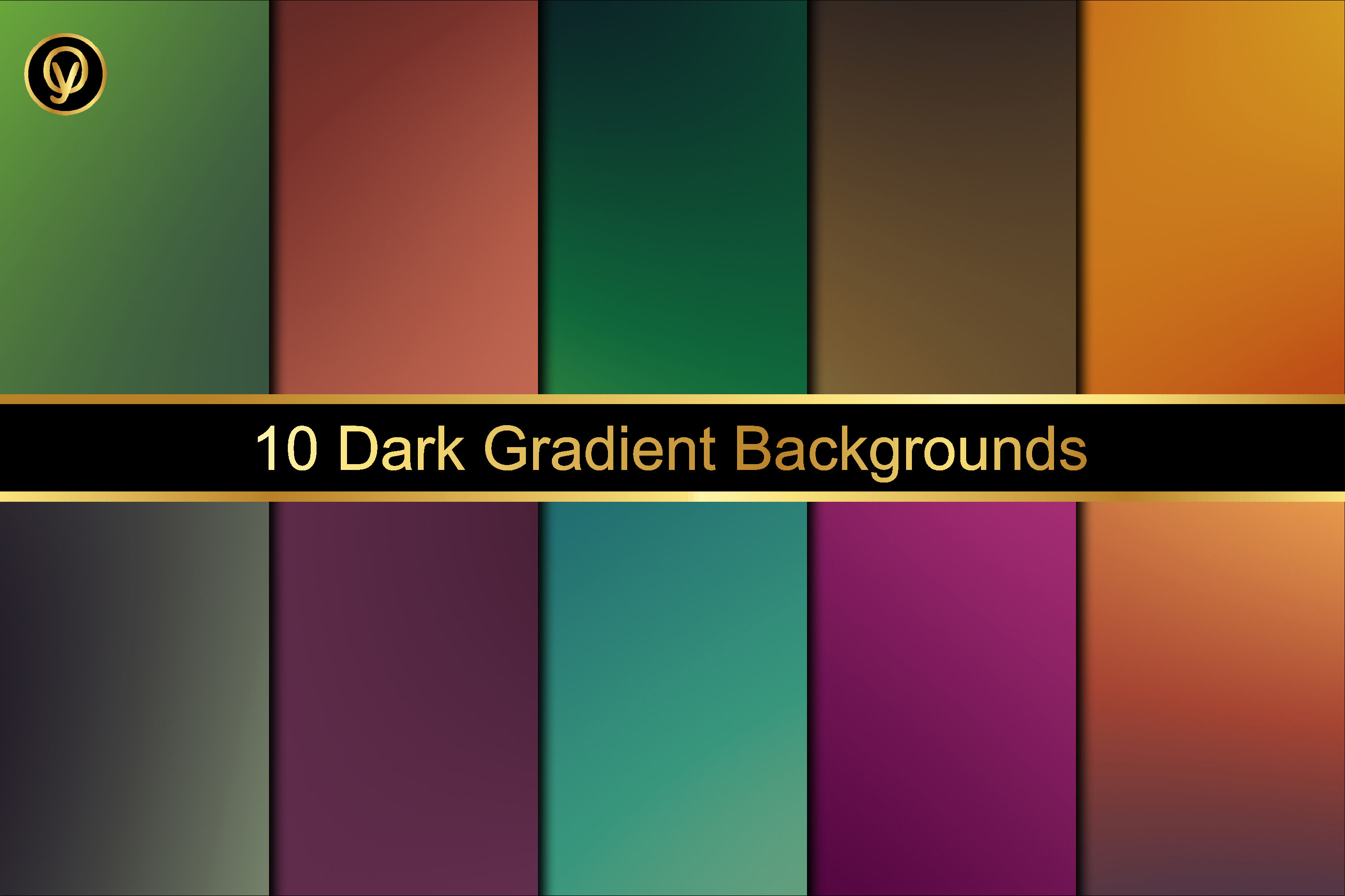 Dark Gradient Backgrounds