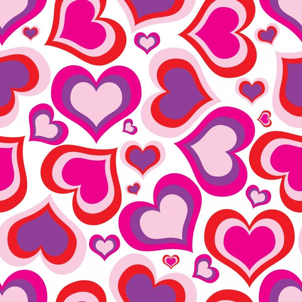 Pink And Purple Heart Backgrounds