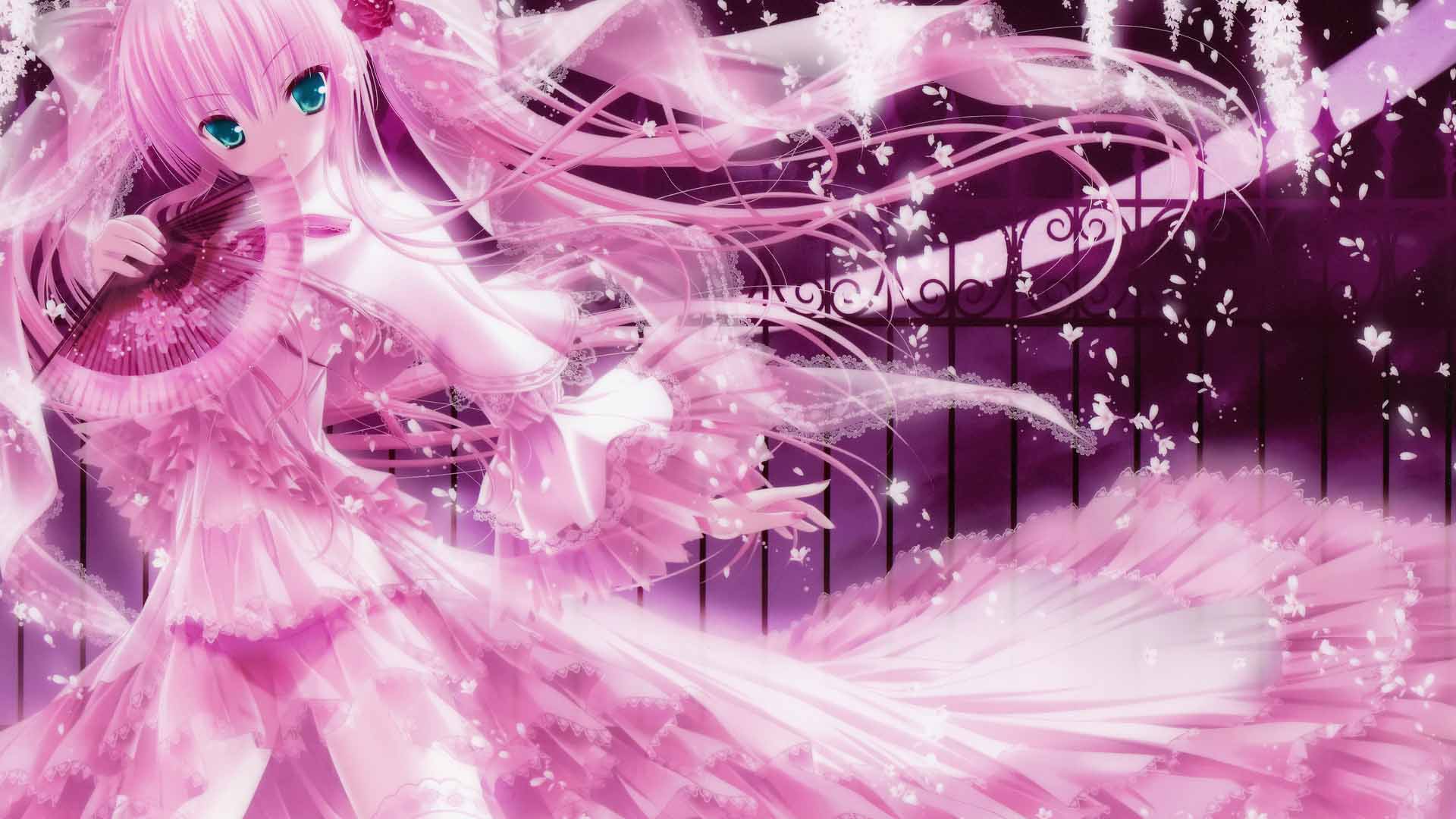 Pink Fairy Background