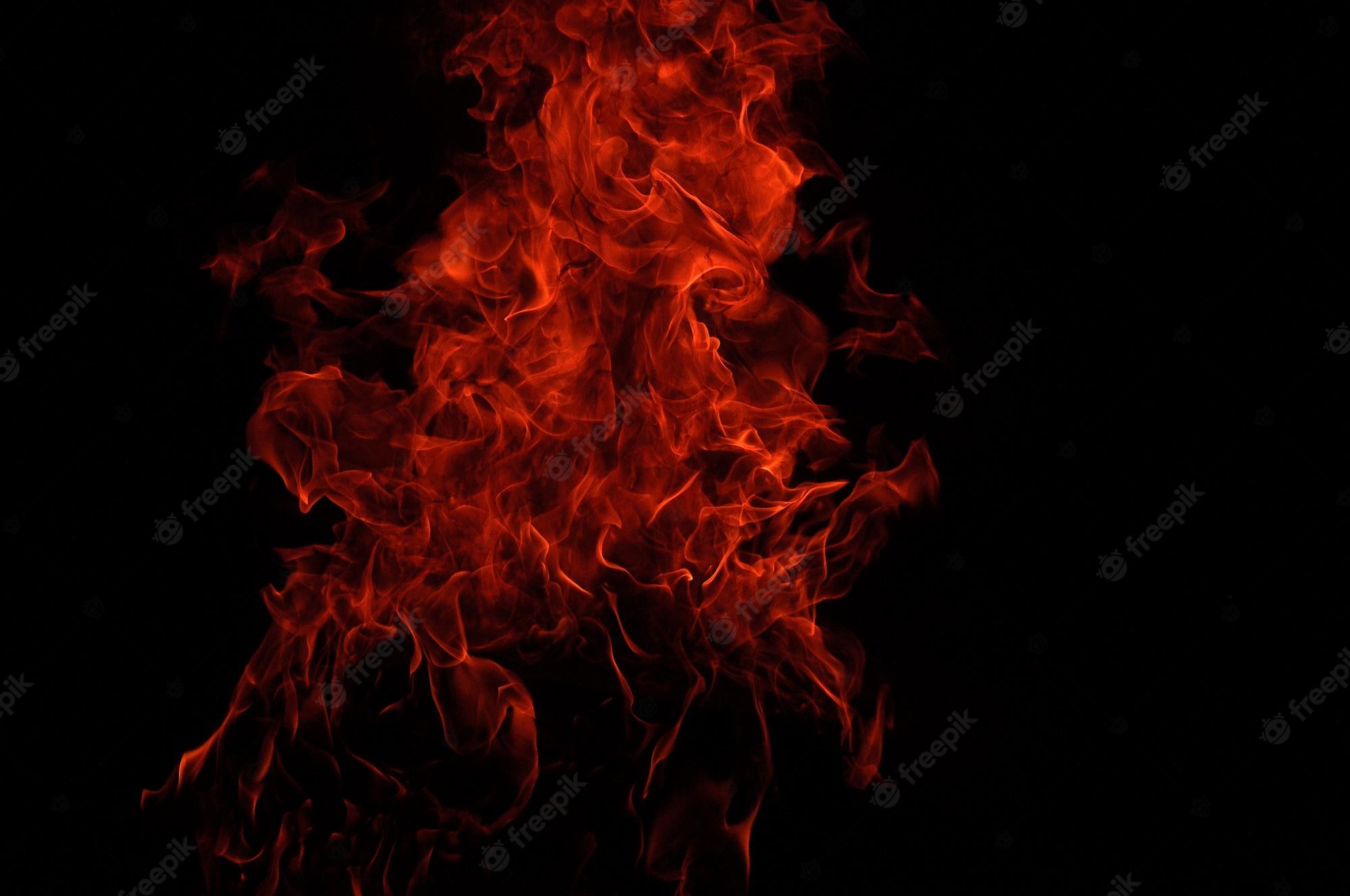 Red Flames Background