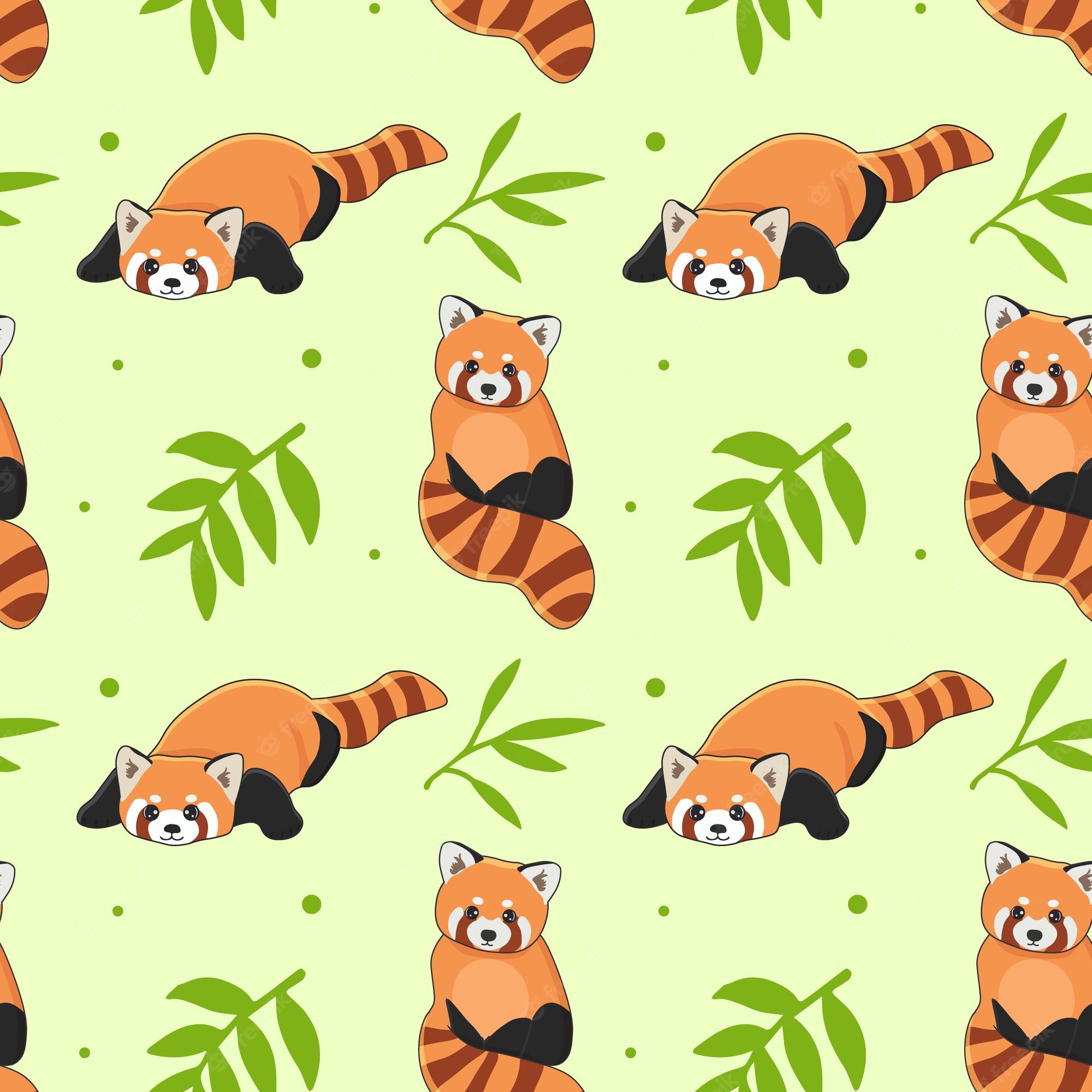 Red Panda Background