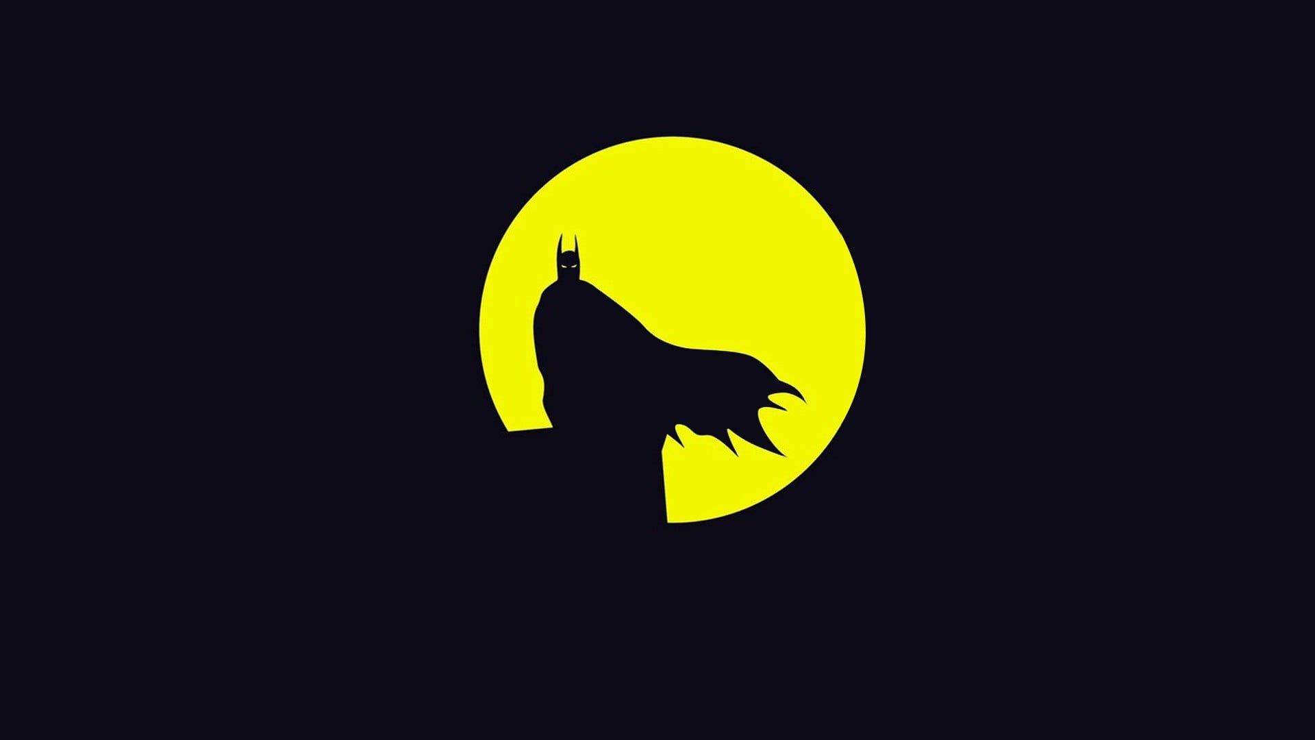 Yellow Batman Background