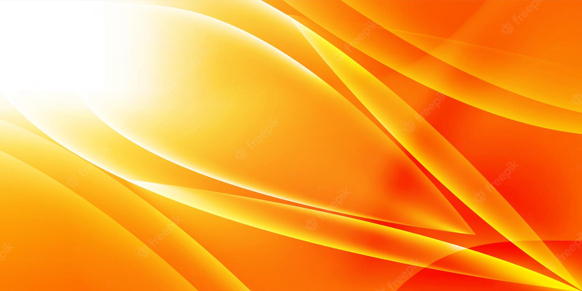 Wavy Orange Background