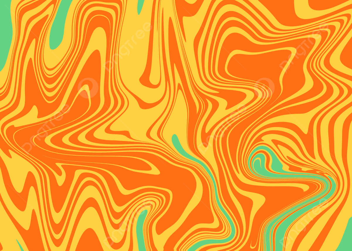 Wavy Orange Background