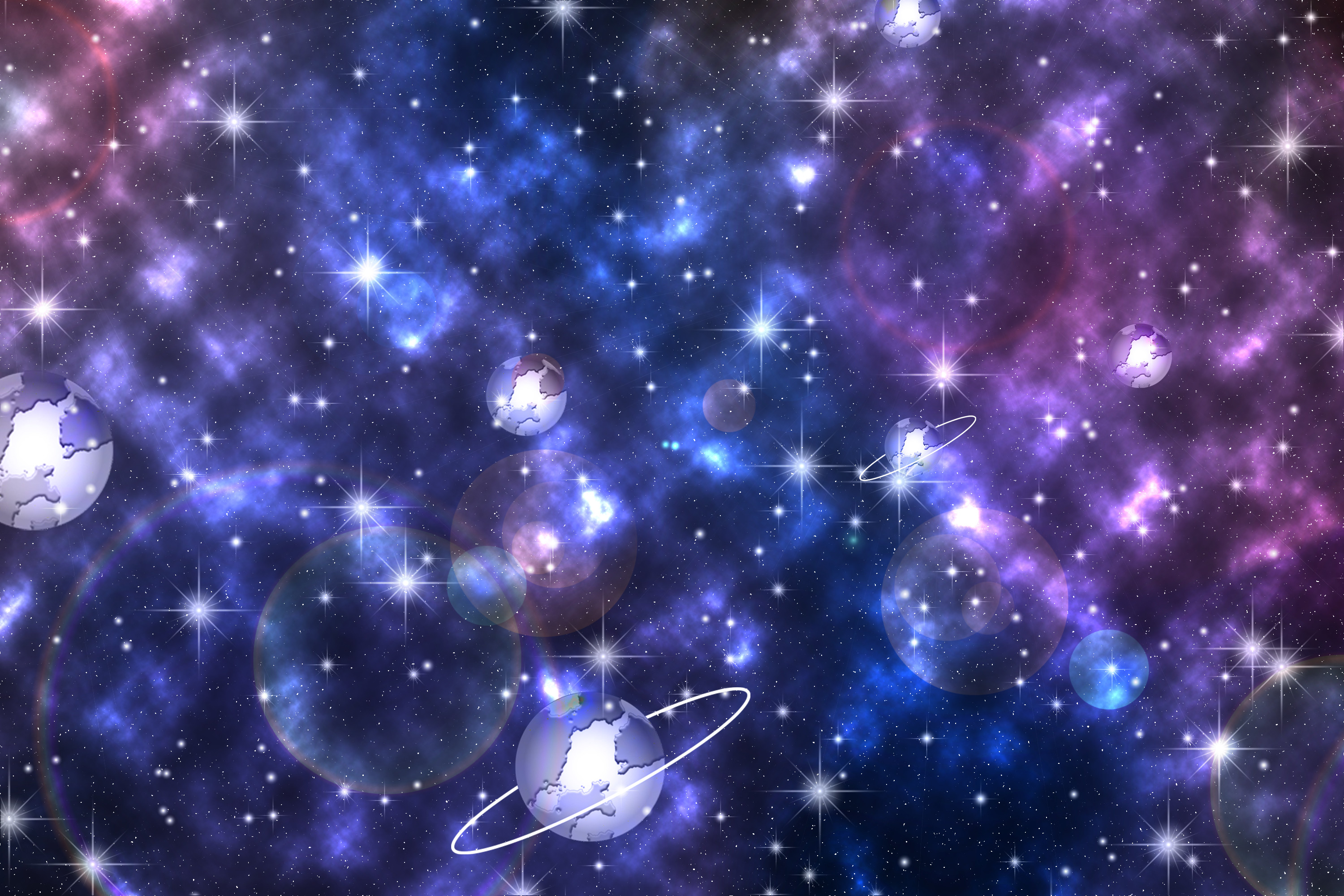 Starry Galaxy Background