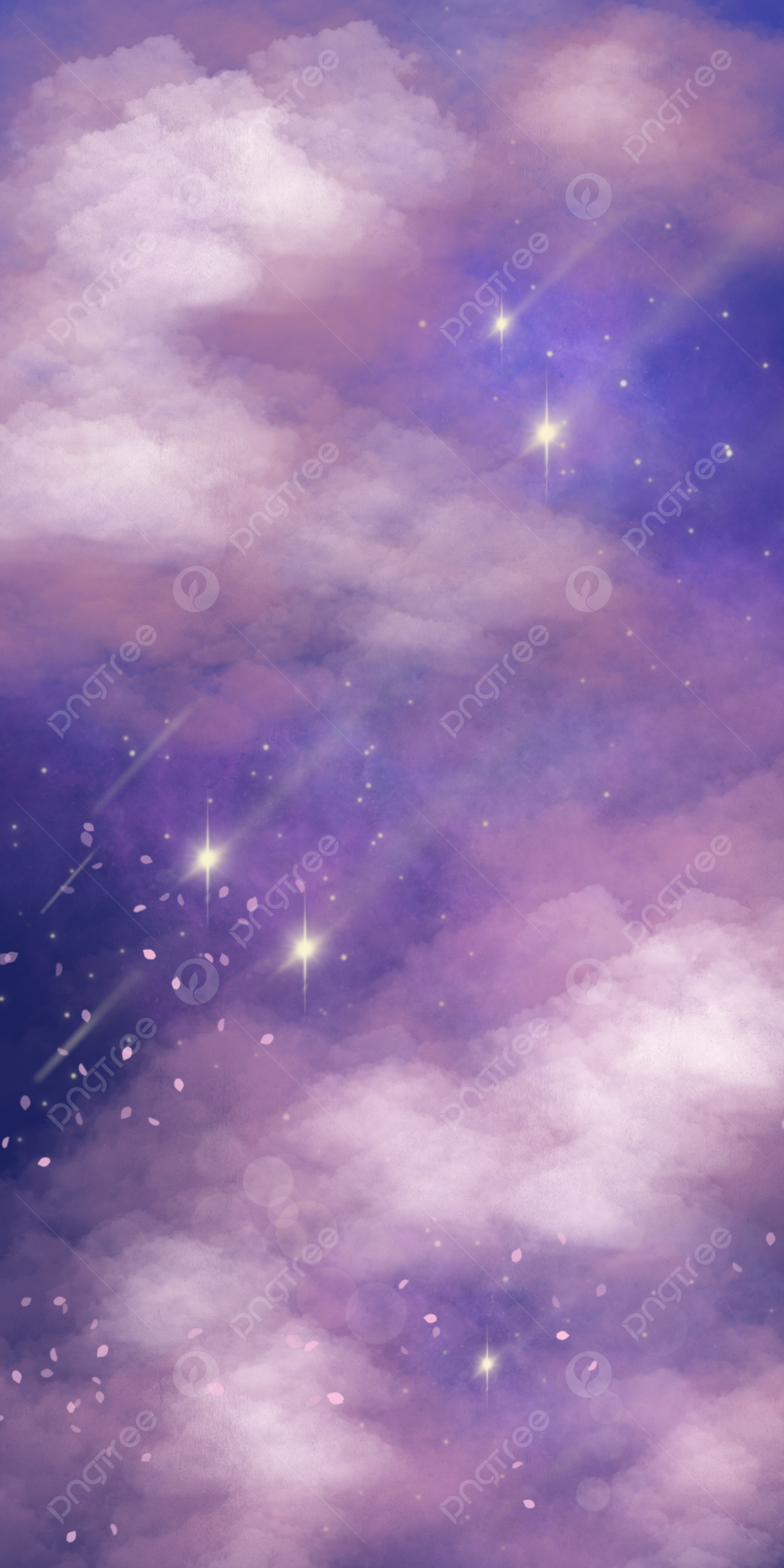 Starry Galaxy Background