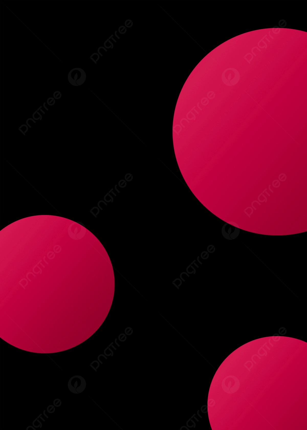 Minimal Planet Red Background