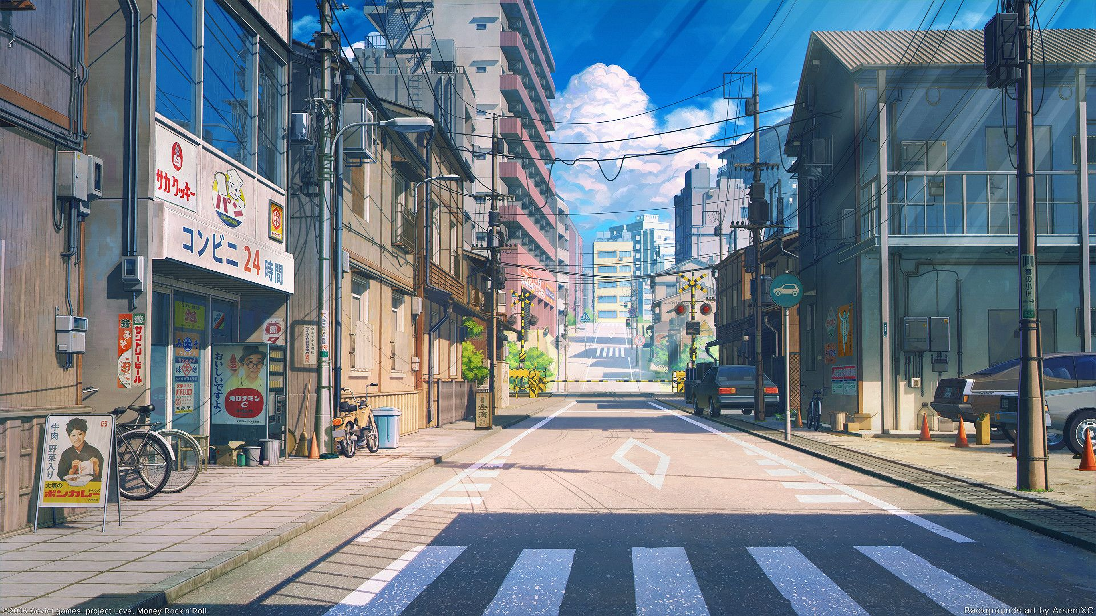 Anime City Backgrounds