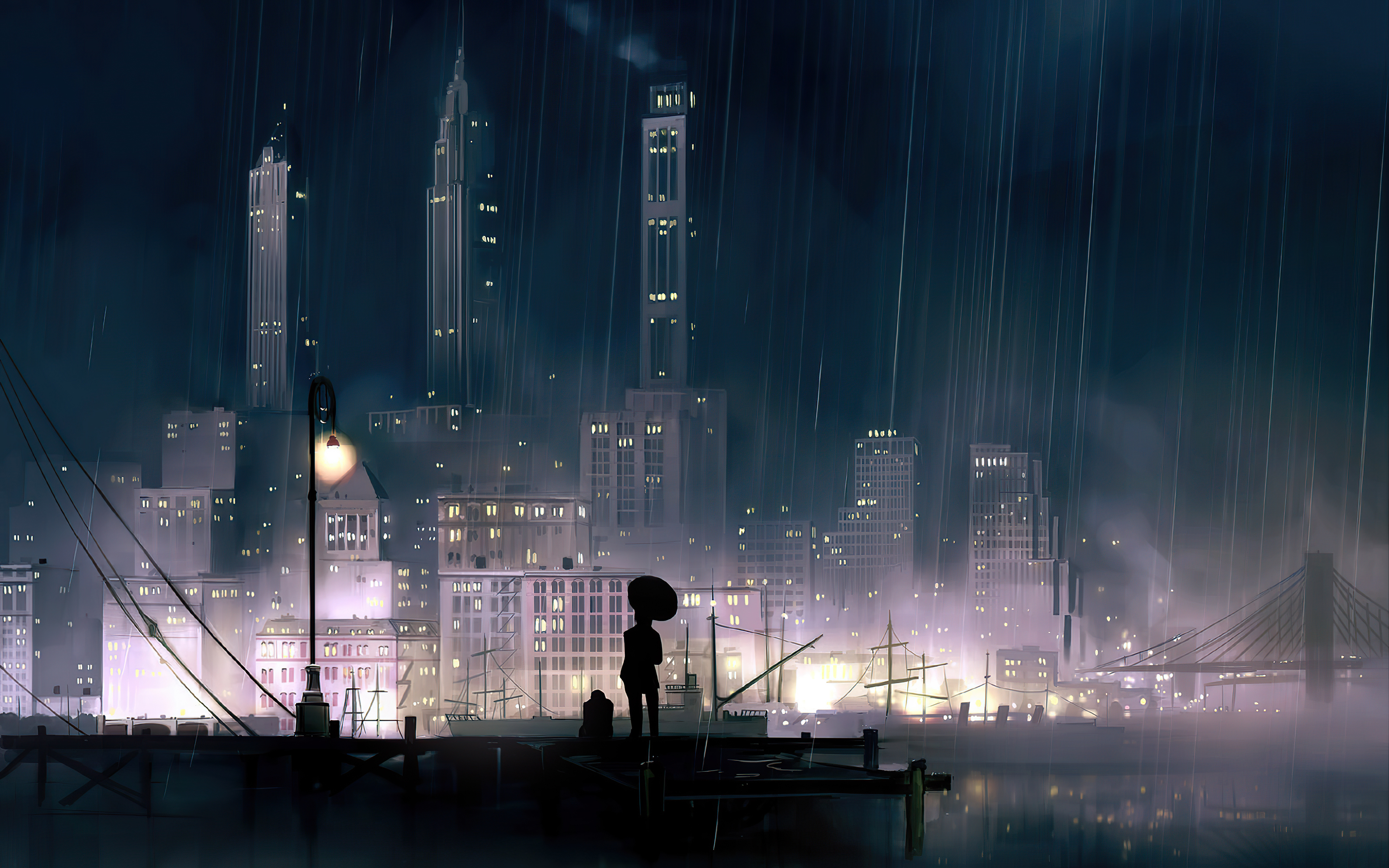 Anime City Backgrounds