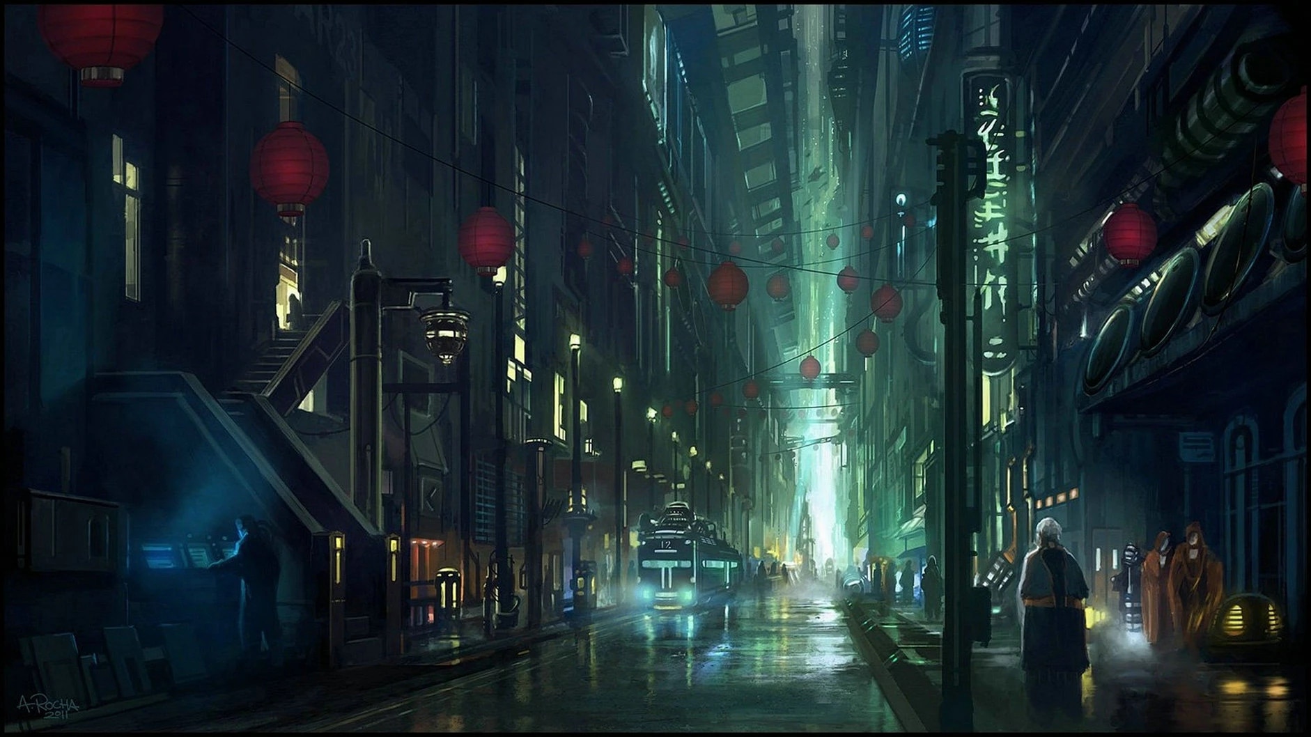 Anime City Backgrounds