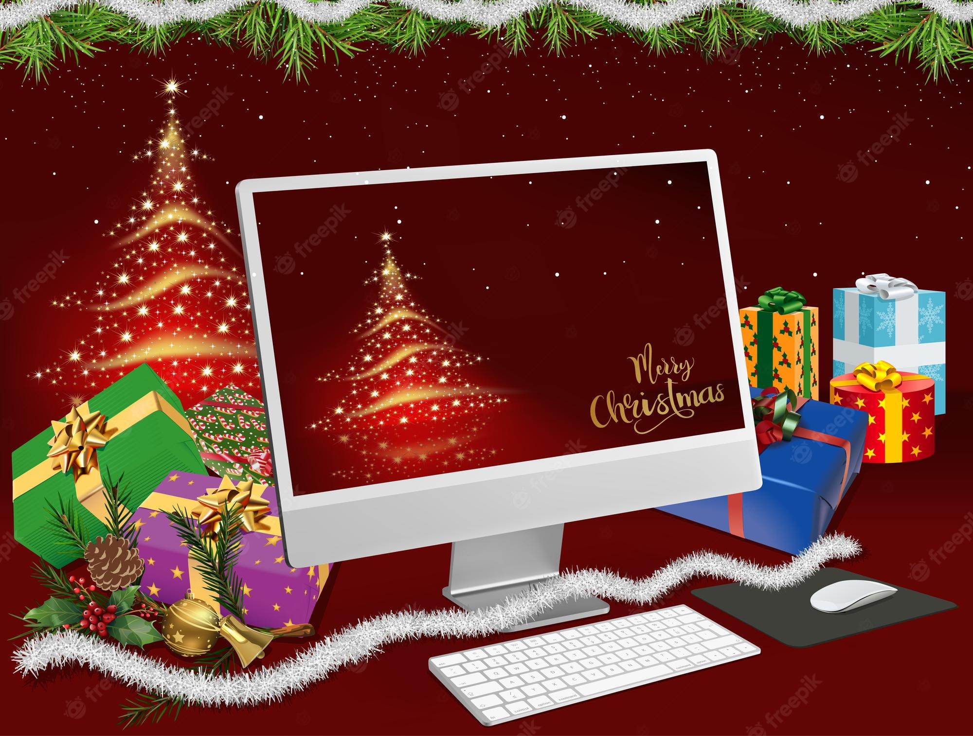 Christmas Background For Computer