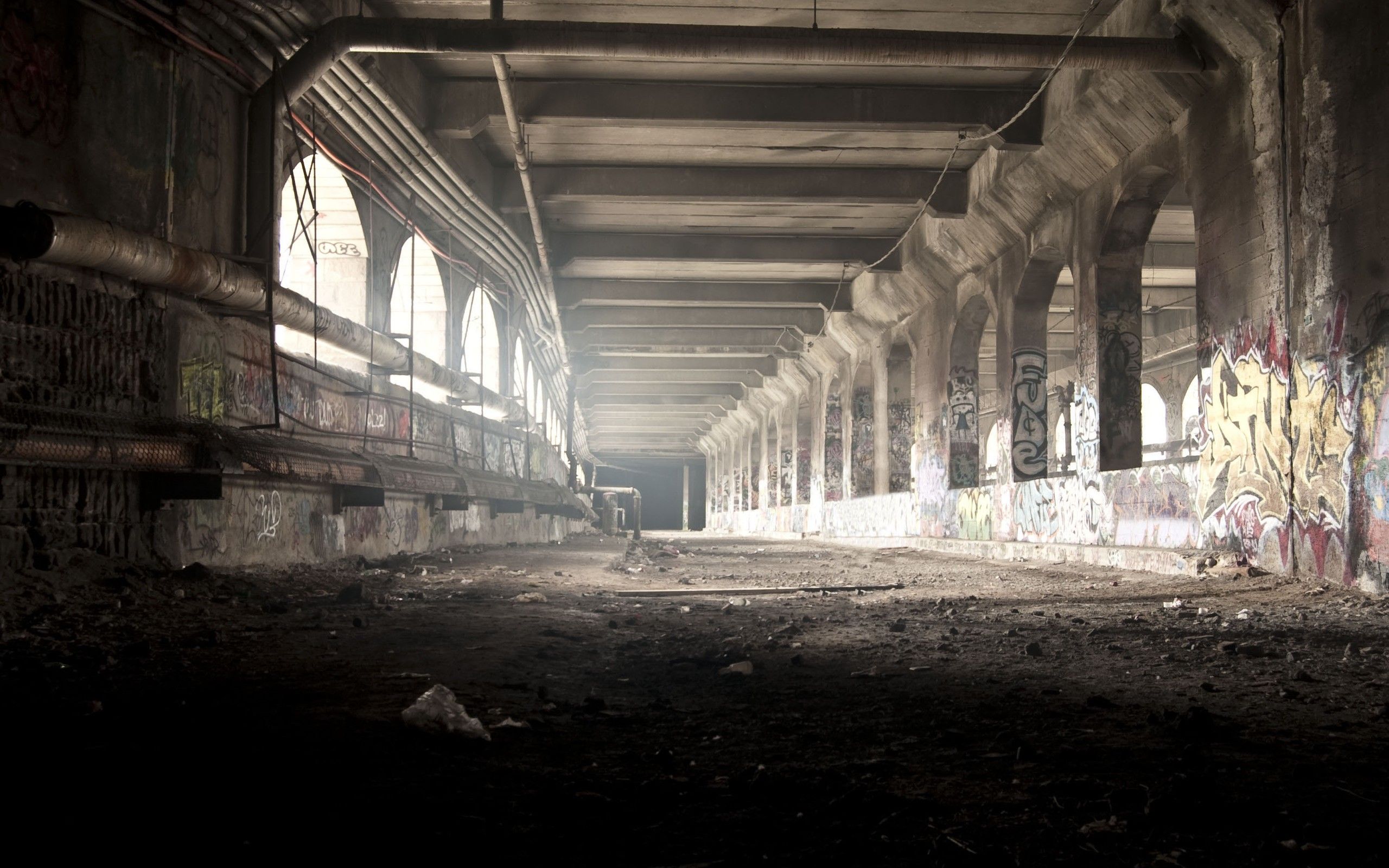 Abandoned Building Background