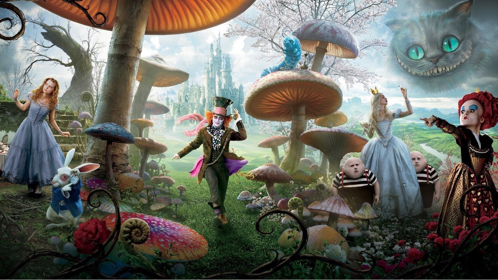 Alice In Wonderland Zoom Background