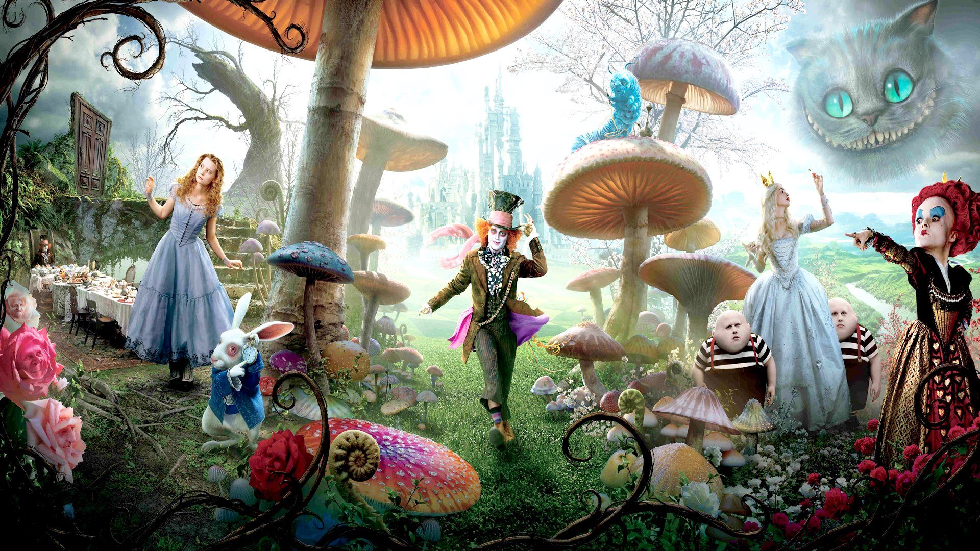 Alice In Wonderland Zoom Background