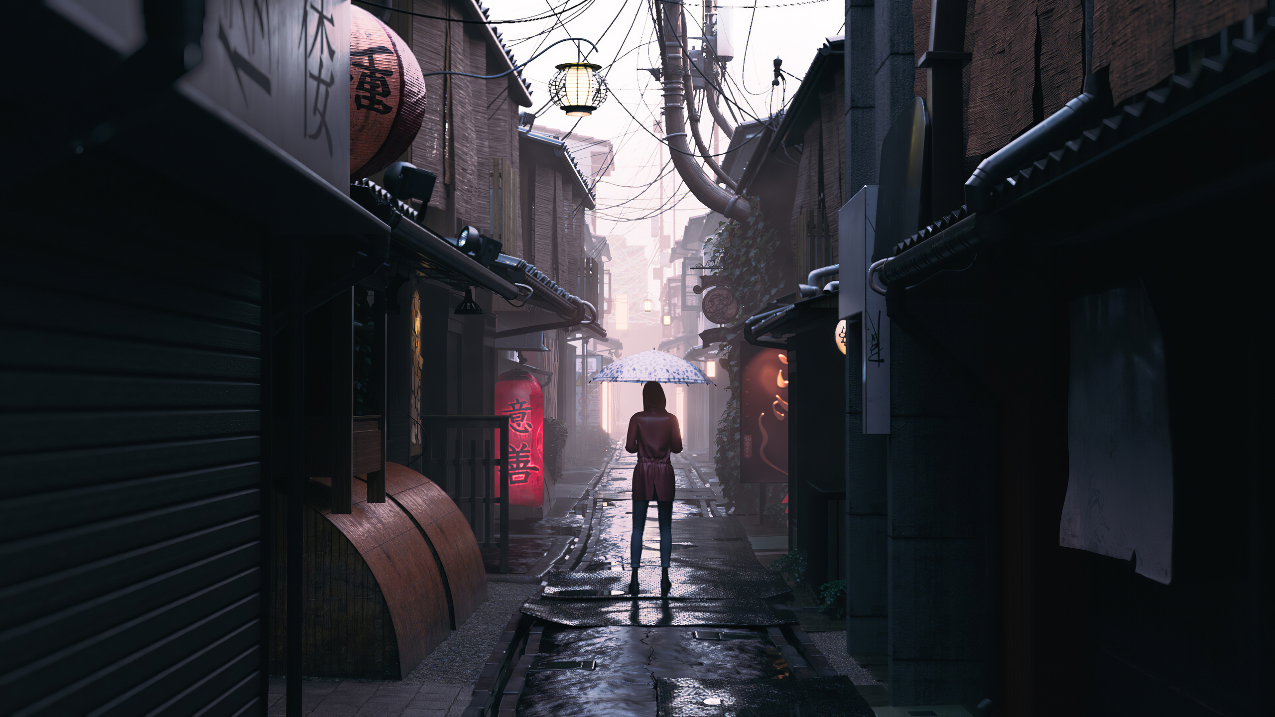 Alley Background