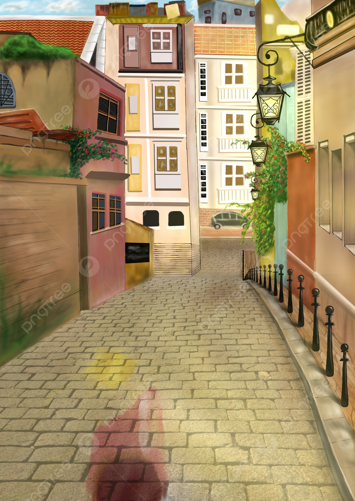 Alley Background