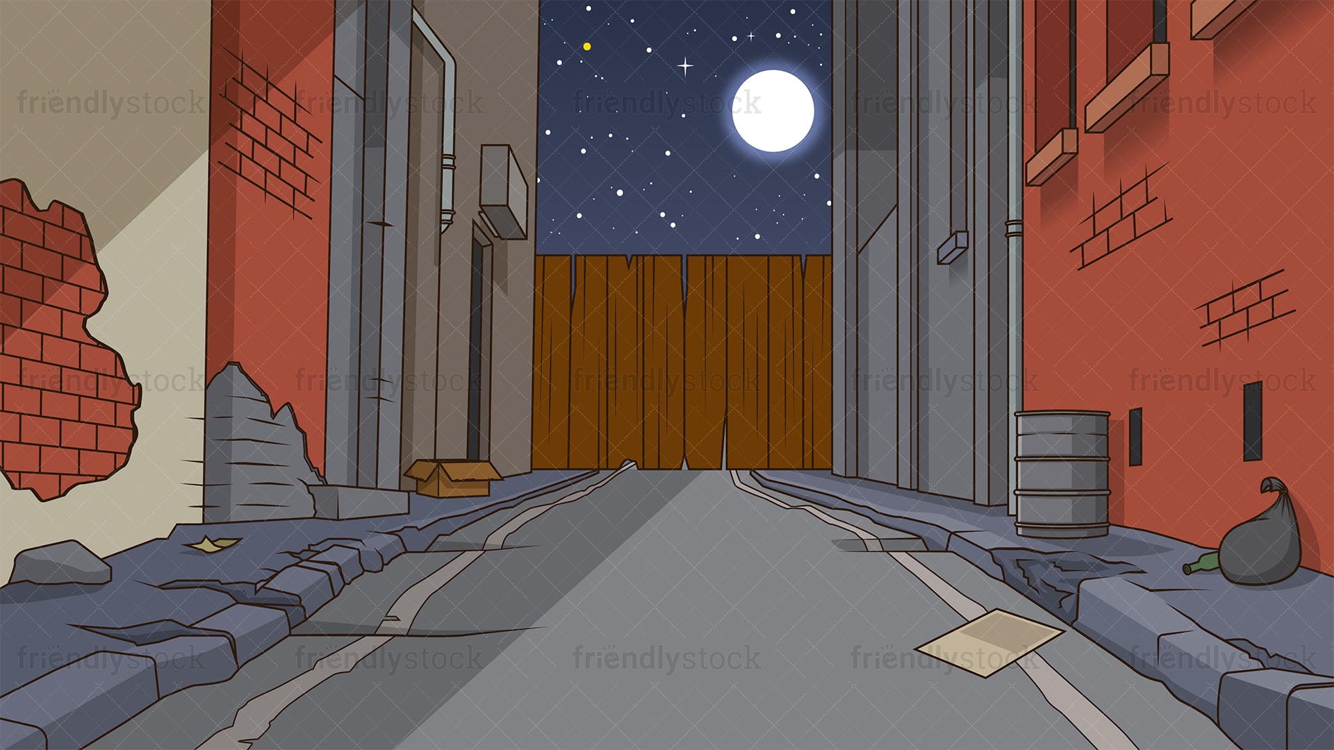 Alley Background