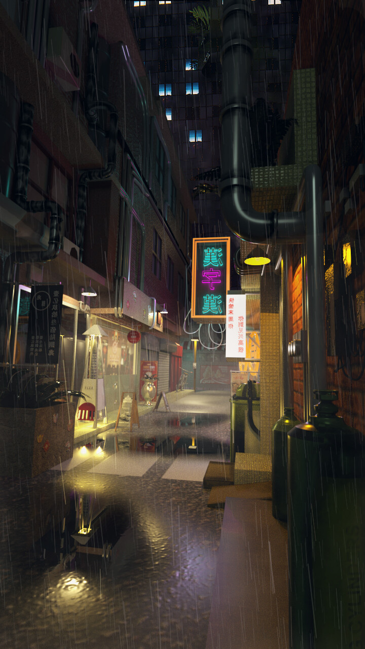 Alleyway Background