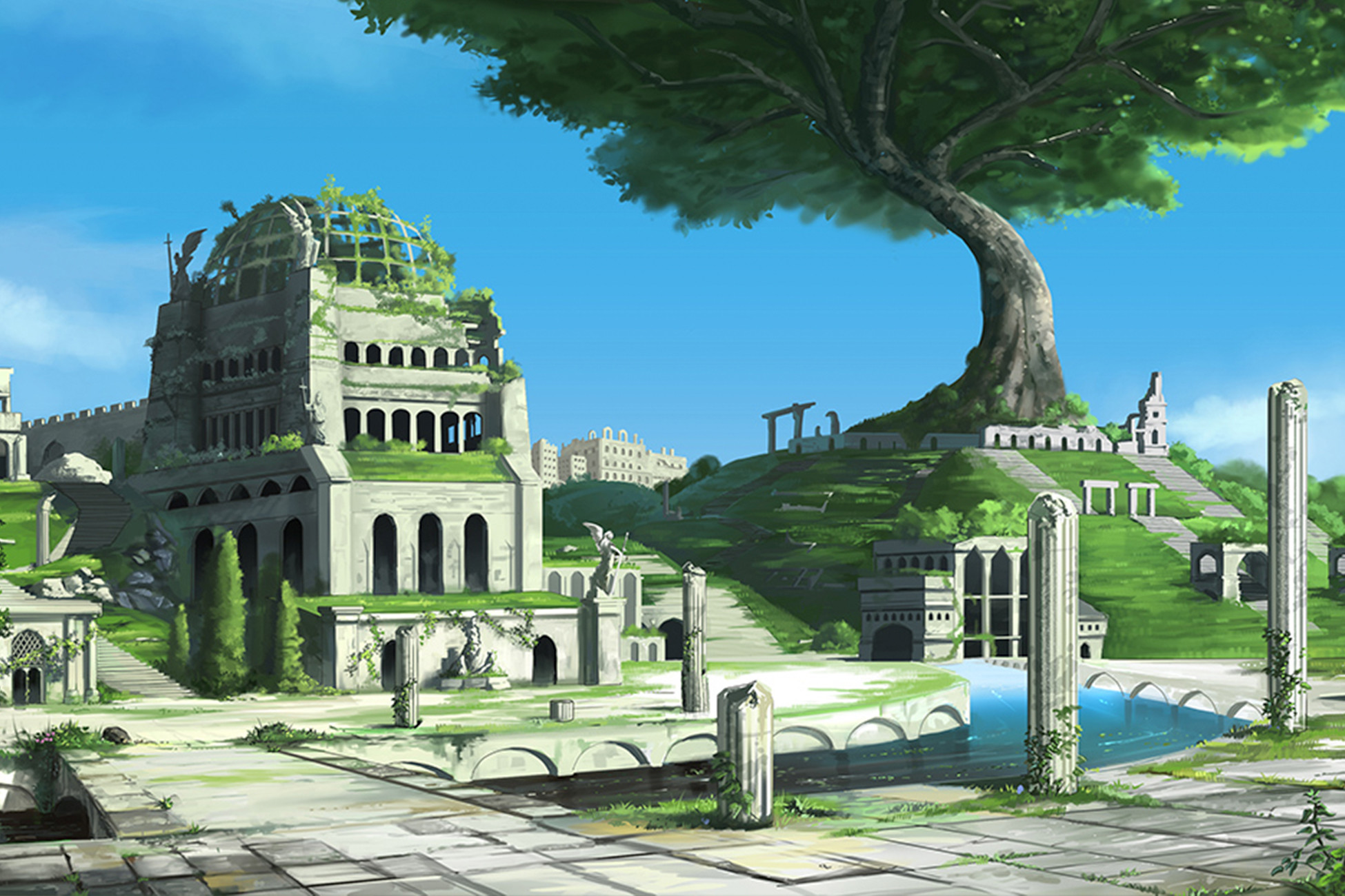 Ancient City Background