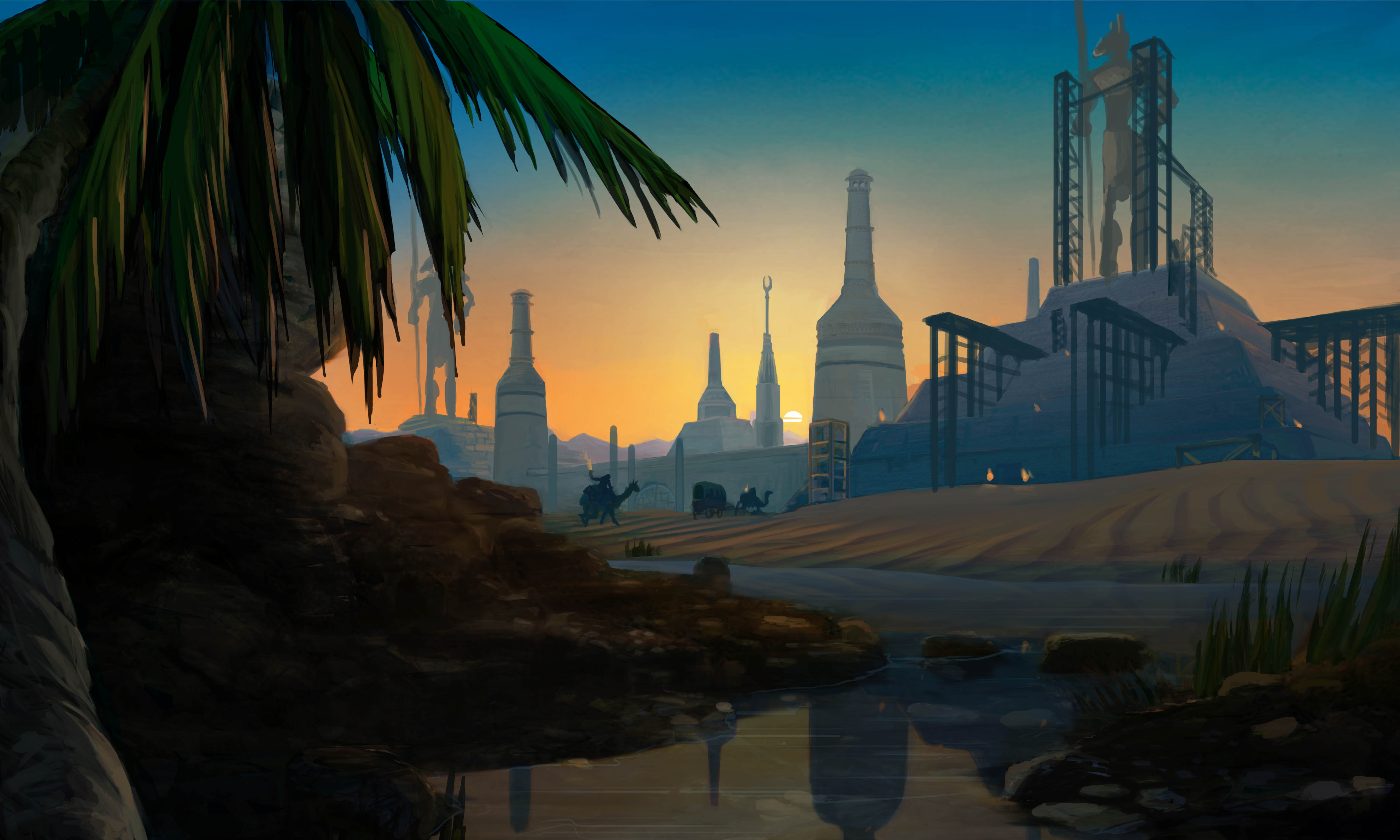 Ancient City Background