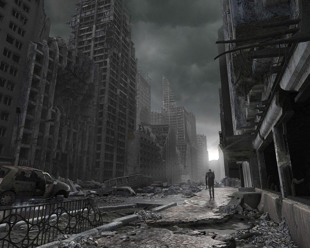 Apocalyptic City Background