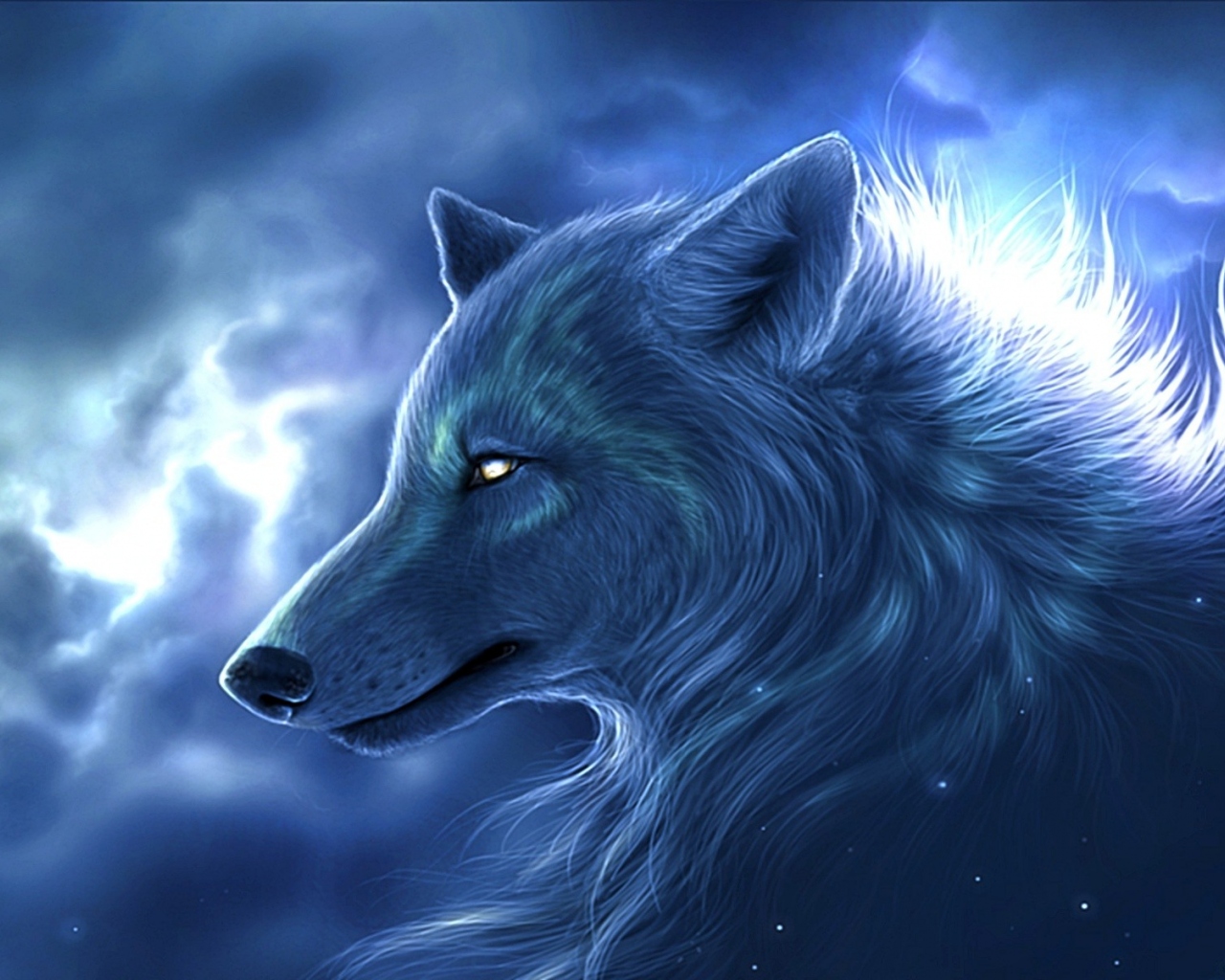 Arctic Wolf Background