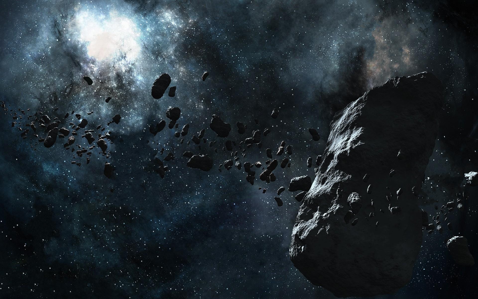 Asteroid Field Background