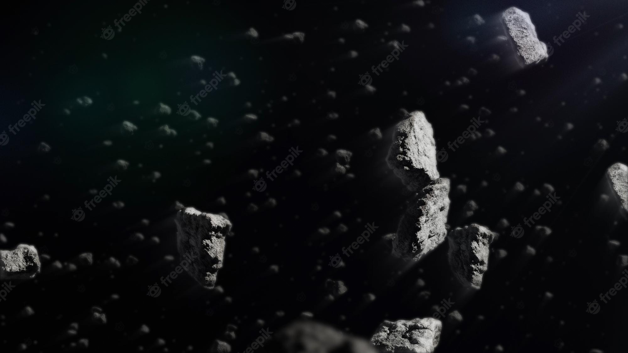 Asteroid Field Background