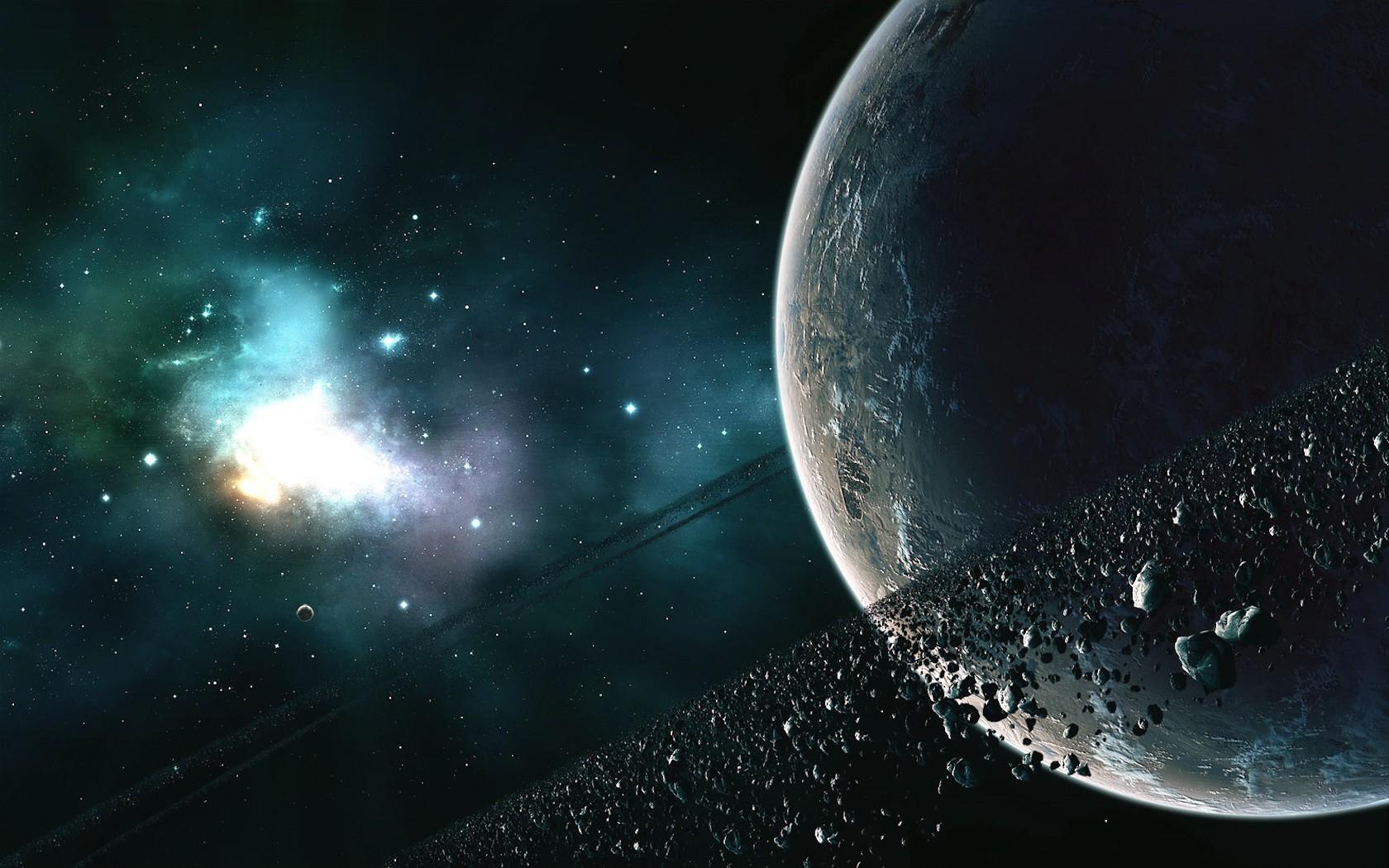 Asteroid Field Background