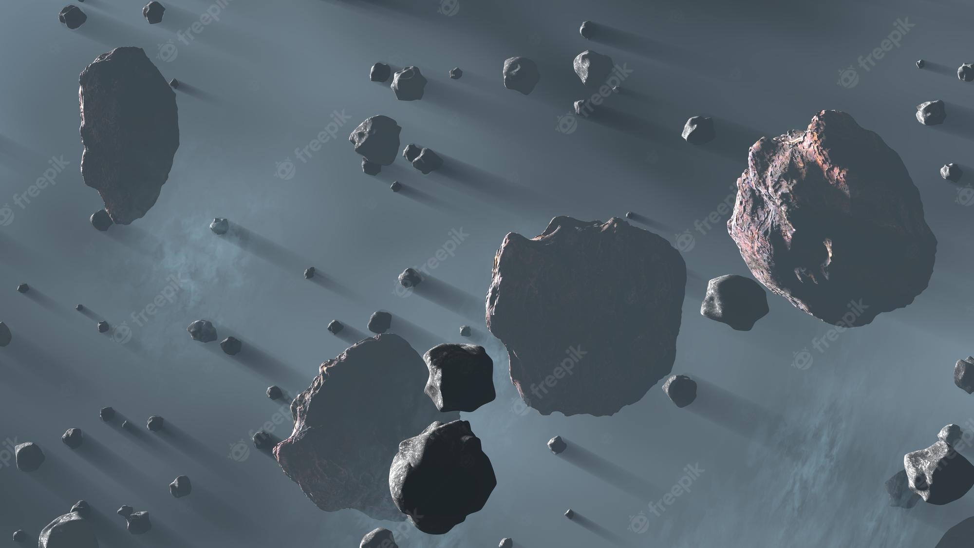 Asteroid Field Background