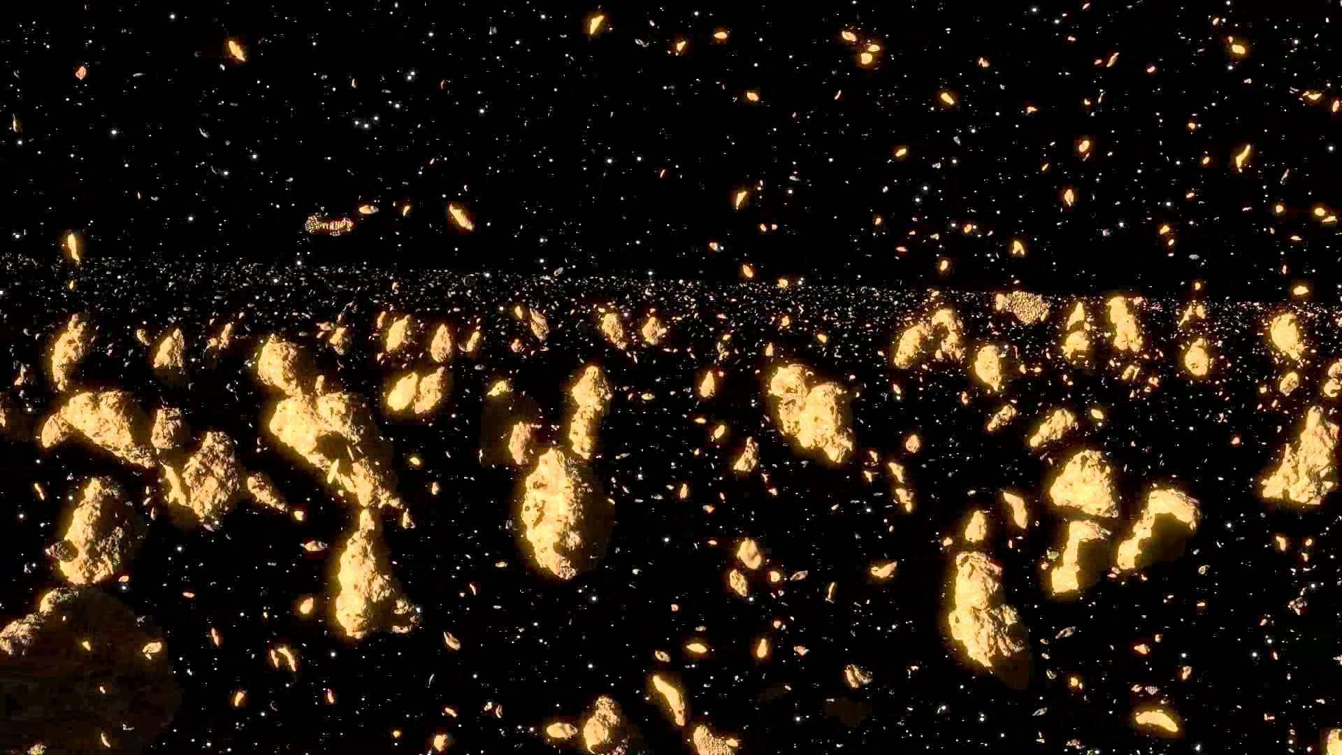 Asteroid Field Background