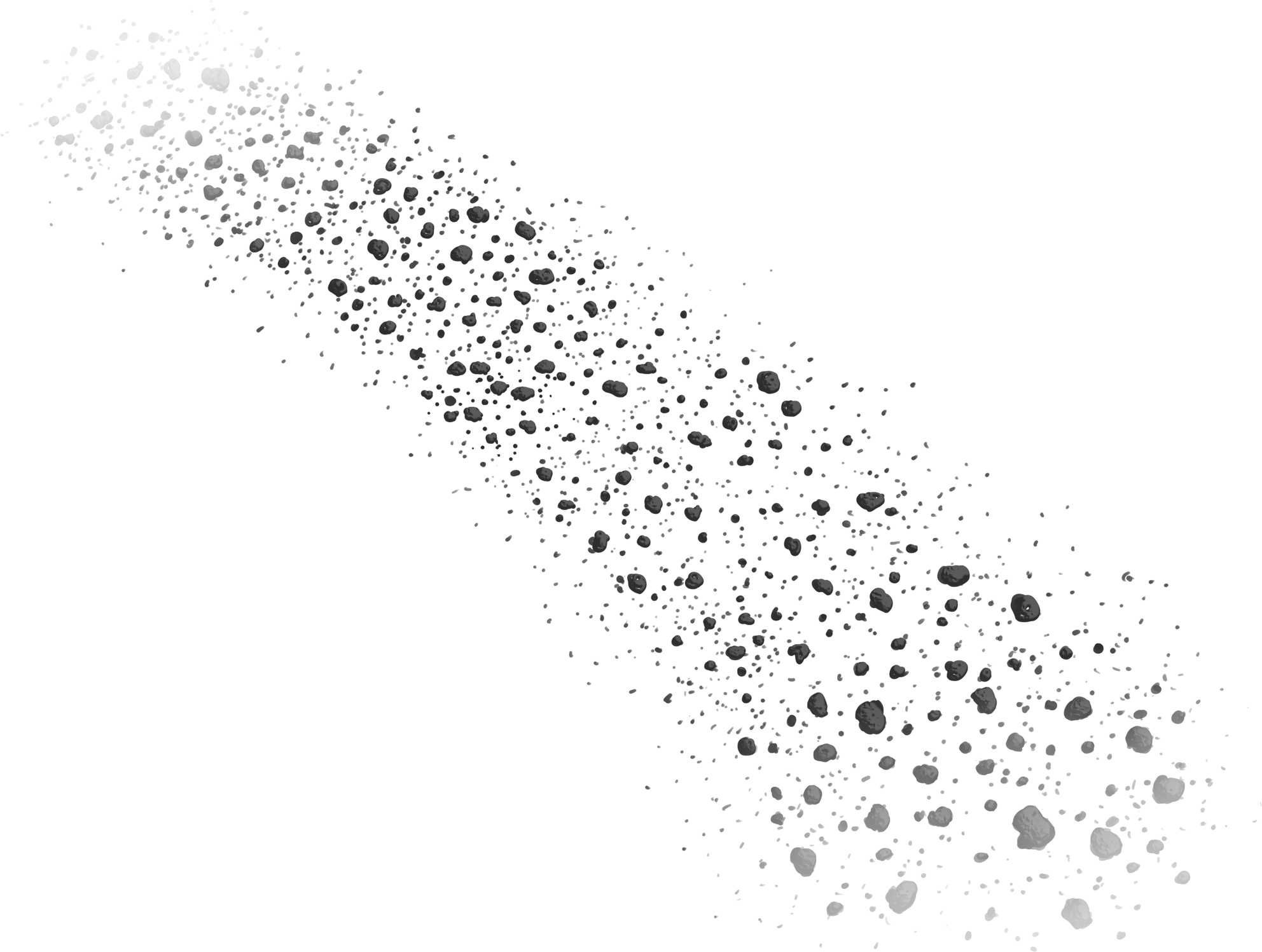 Asteroid Field Background