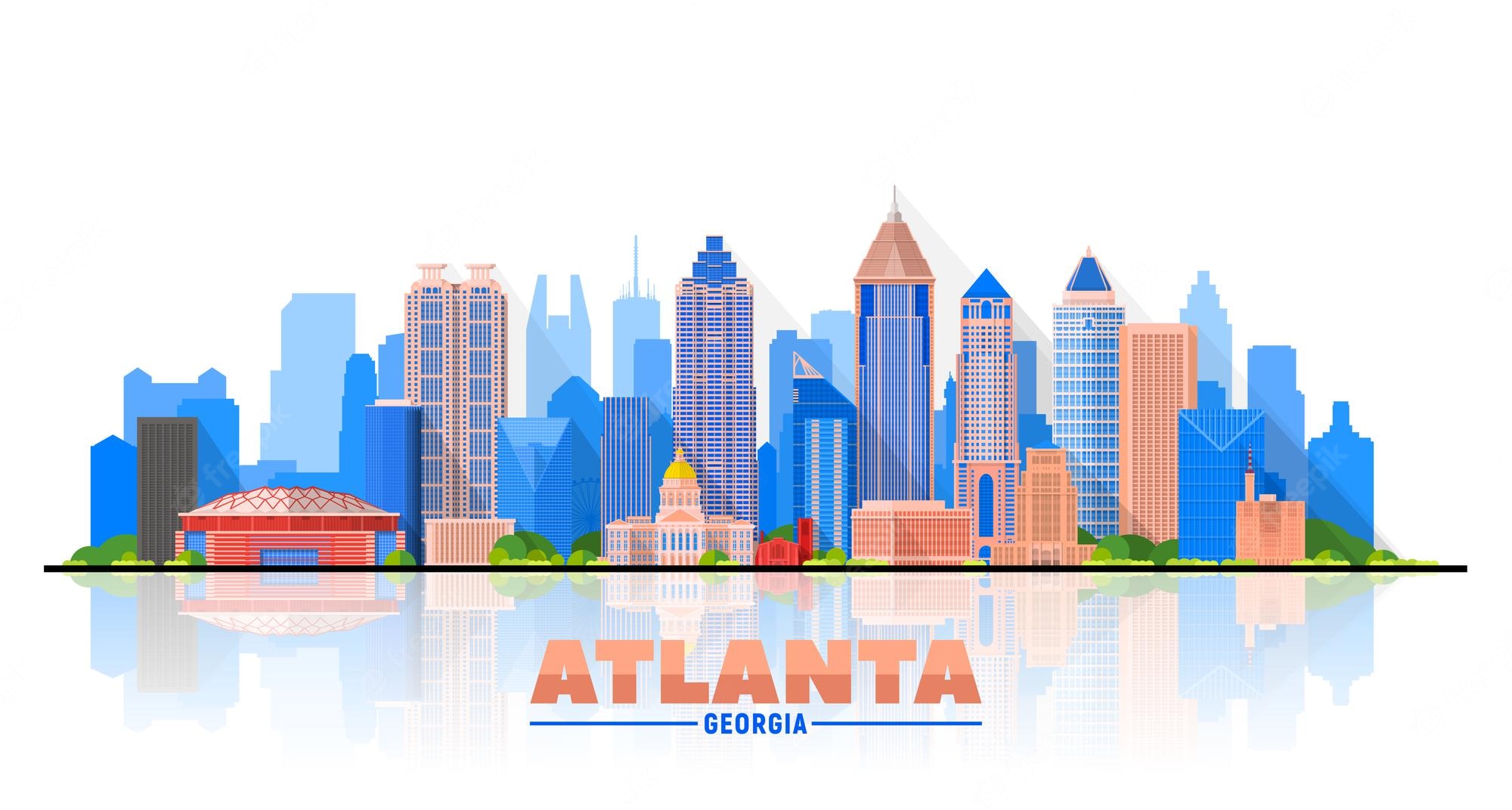 Atlanta City Background