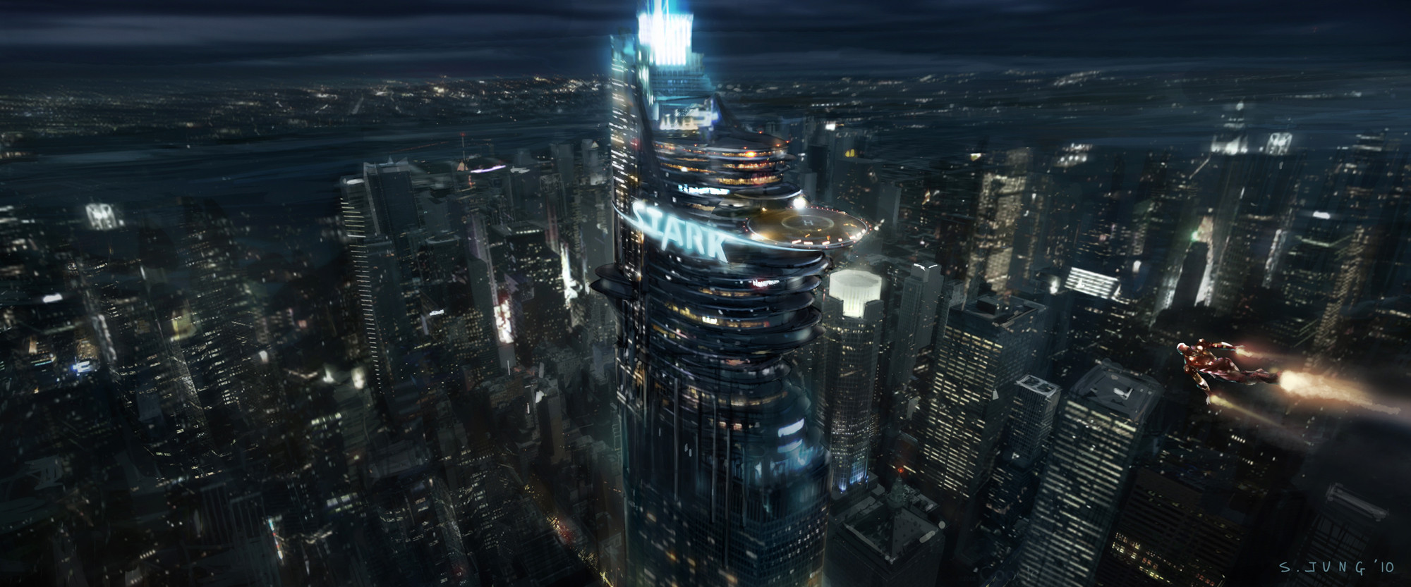 Avengers Tower Background