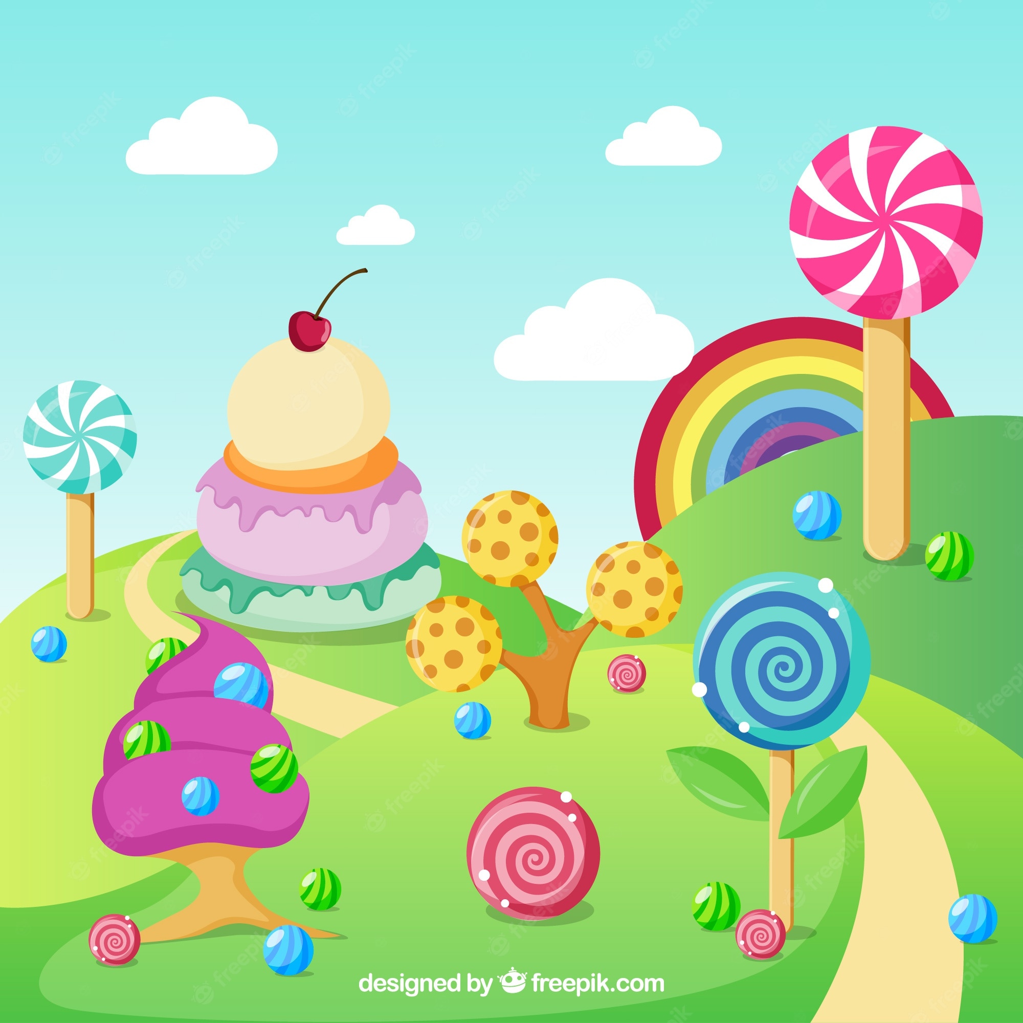 Background Candy Land