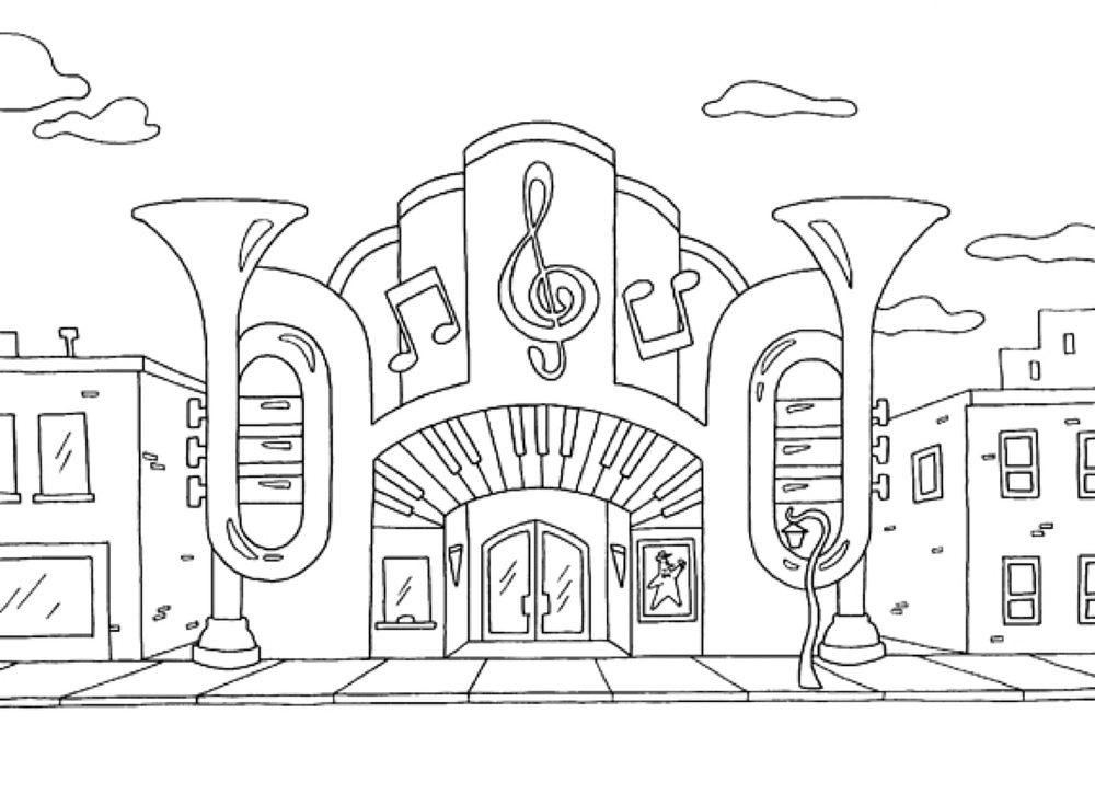 Background Line Art