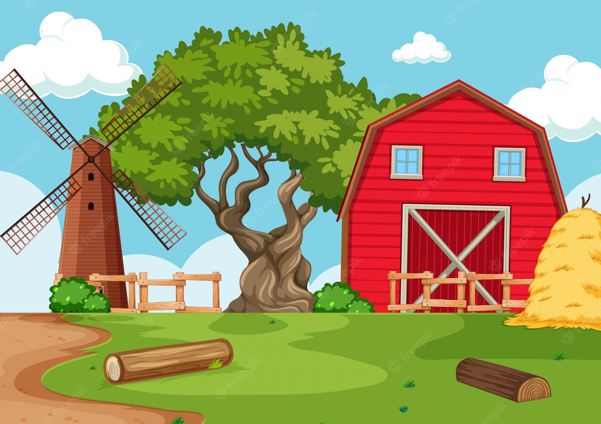 Barn Background