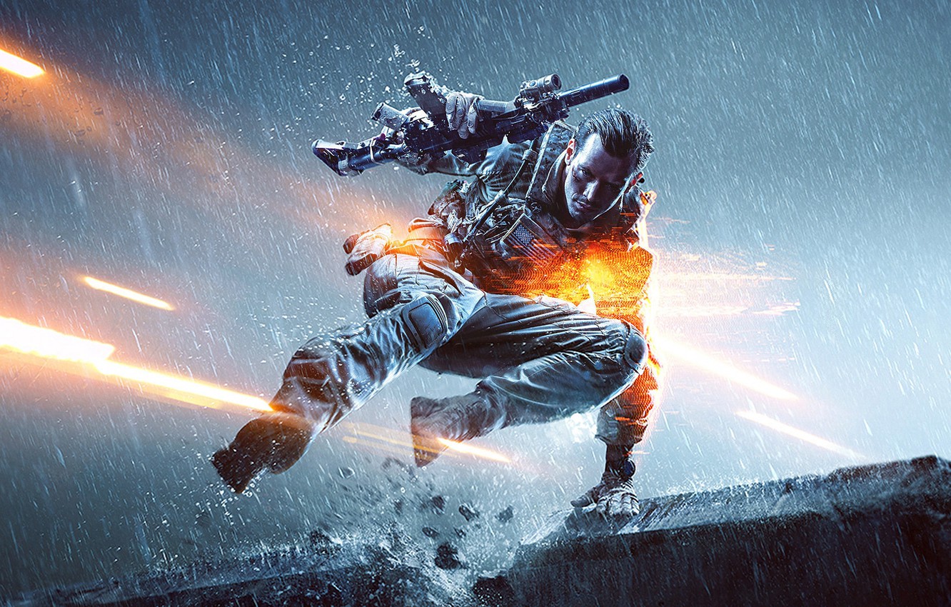 Battlefield 4 Rain Background