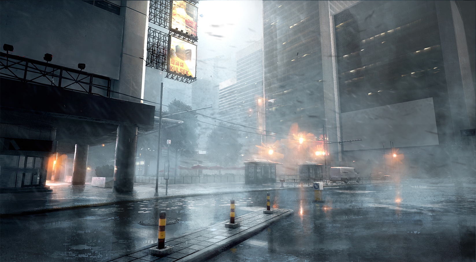 Battlefield 4 Rain Background