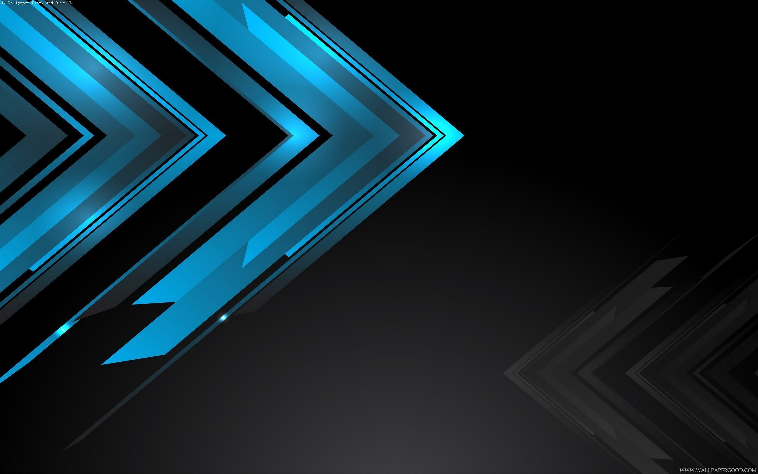 Black And Blue Desktop Background