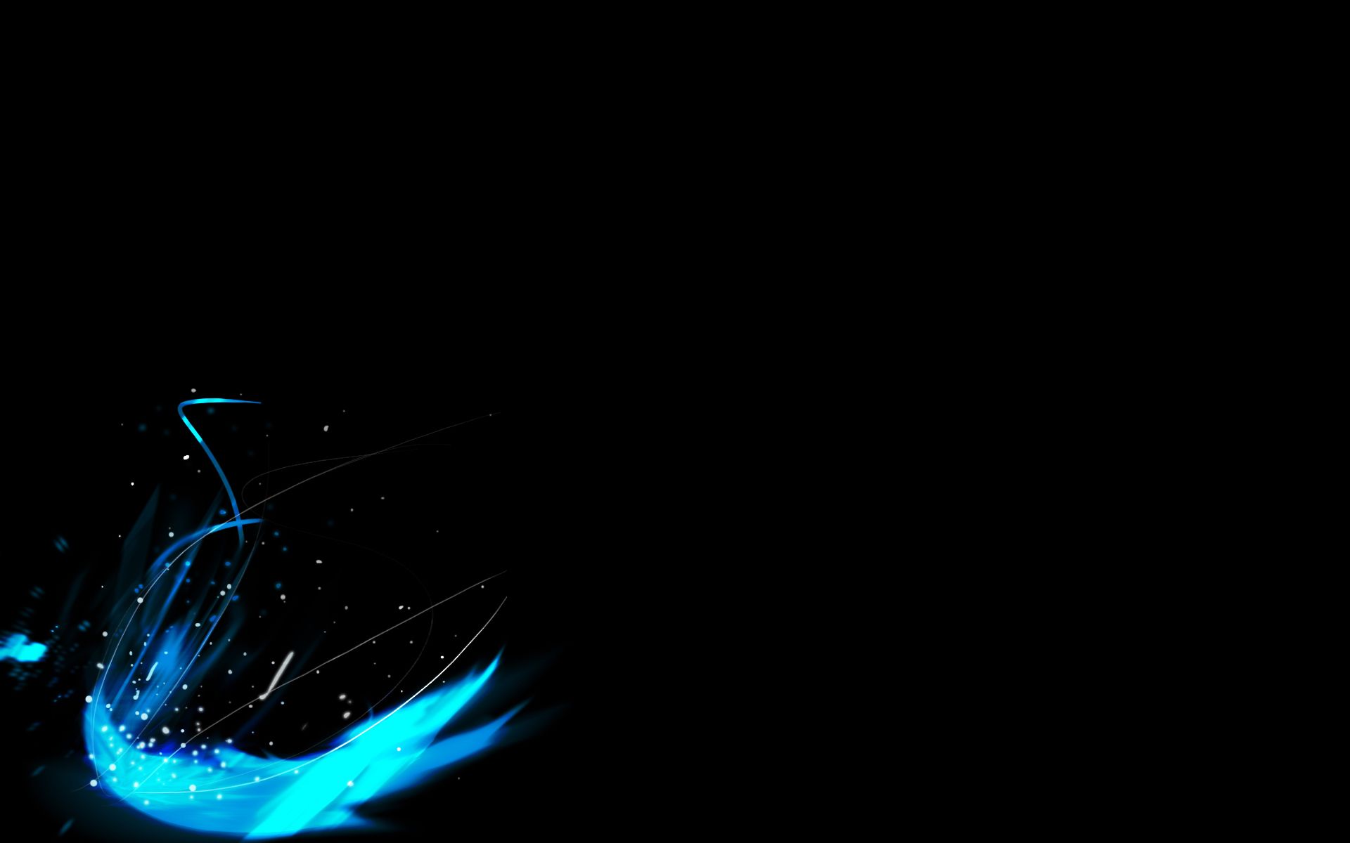 Black And Blue Desktop Background