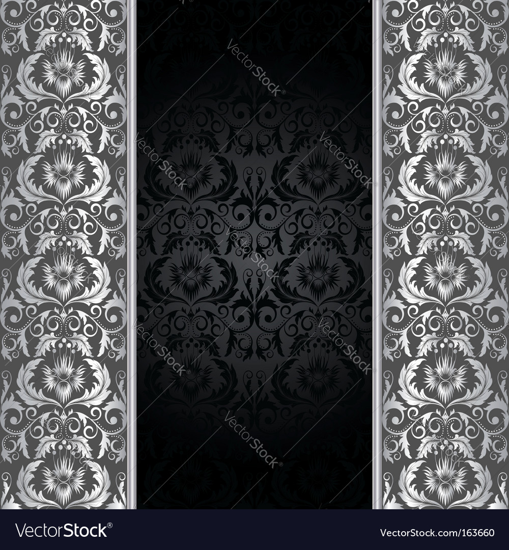 Black And Silver Background