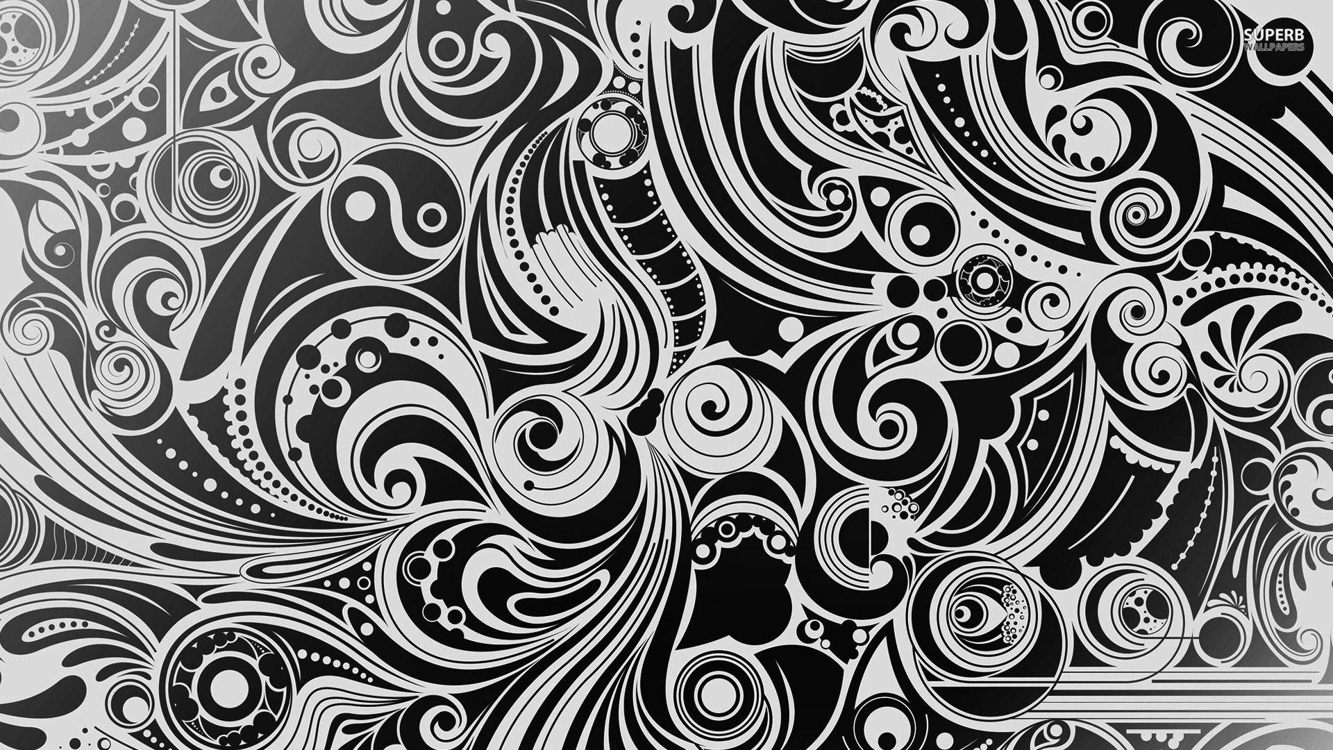 Black And White Background 1920X1080