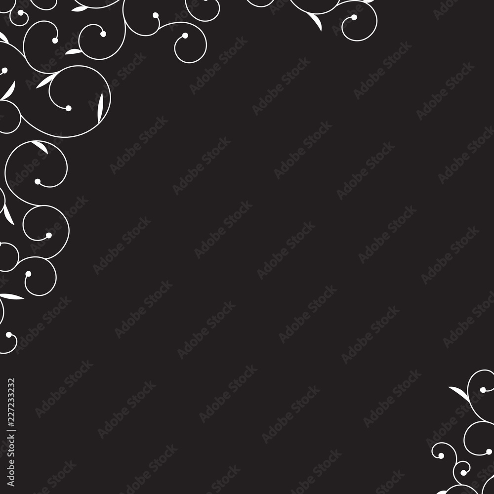 Black And White Swirl Background