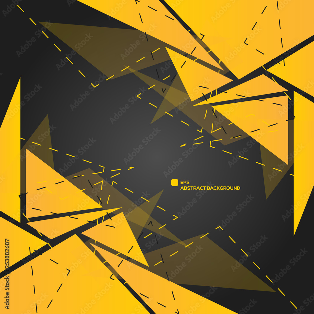 Black And Yellow Abstract Backgrounds