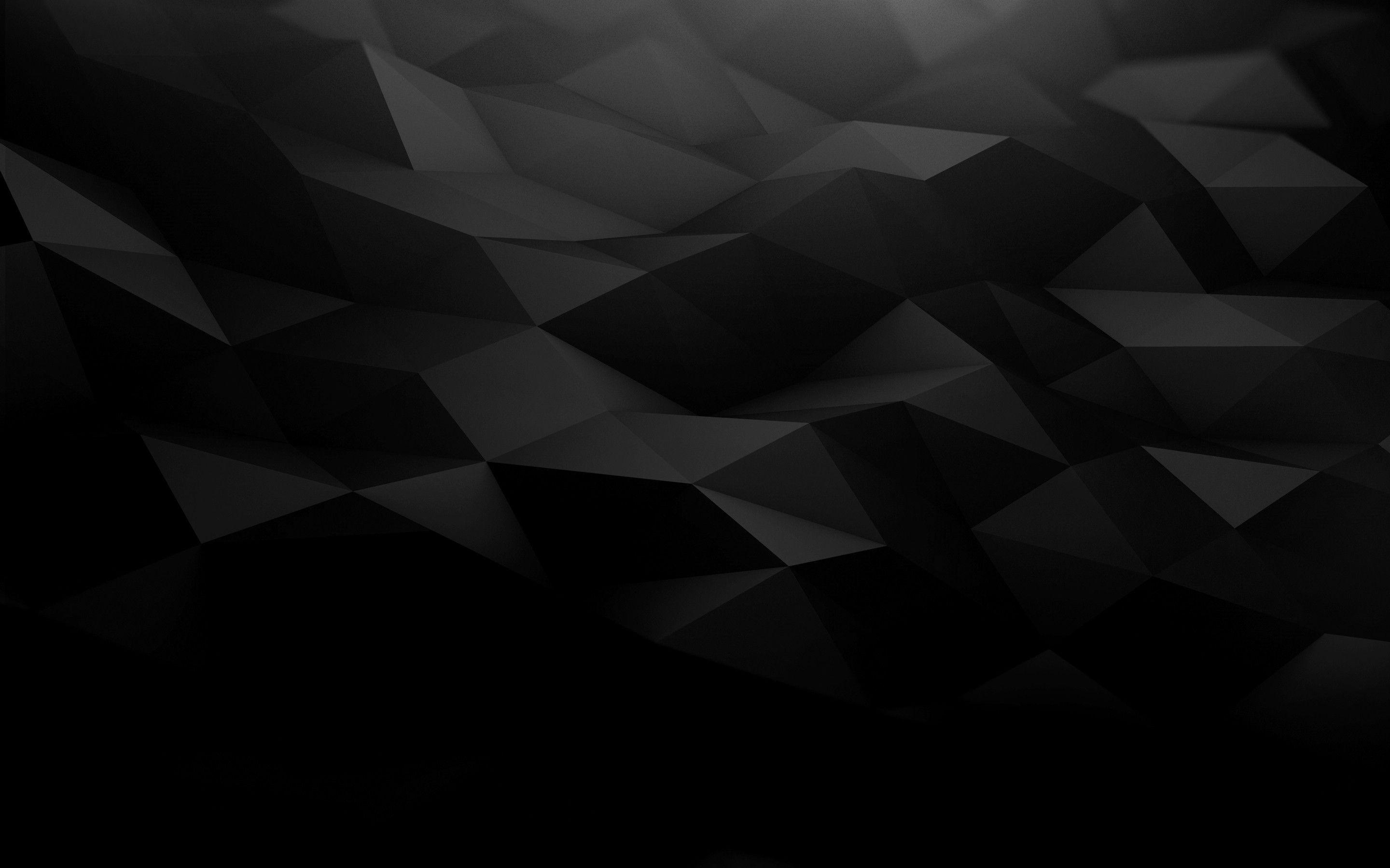 Black Geometric Background