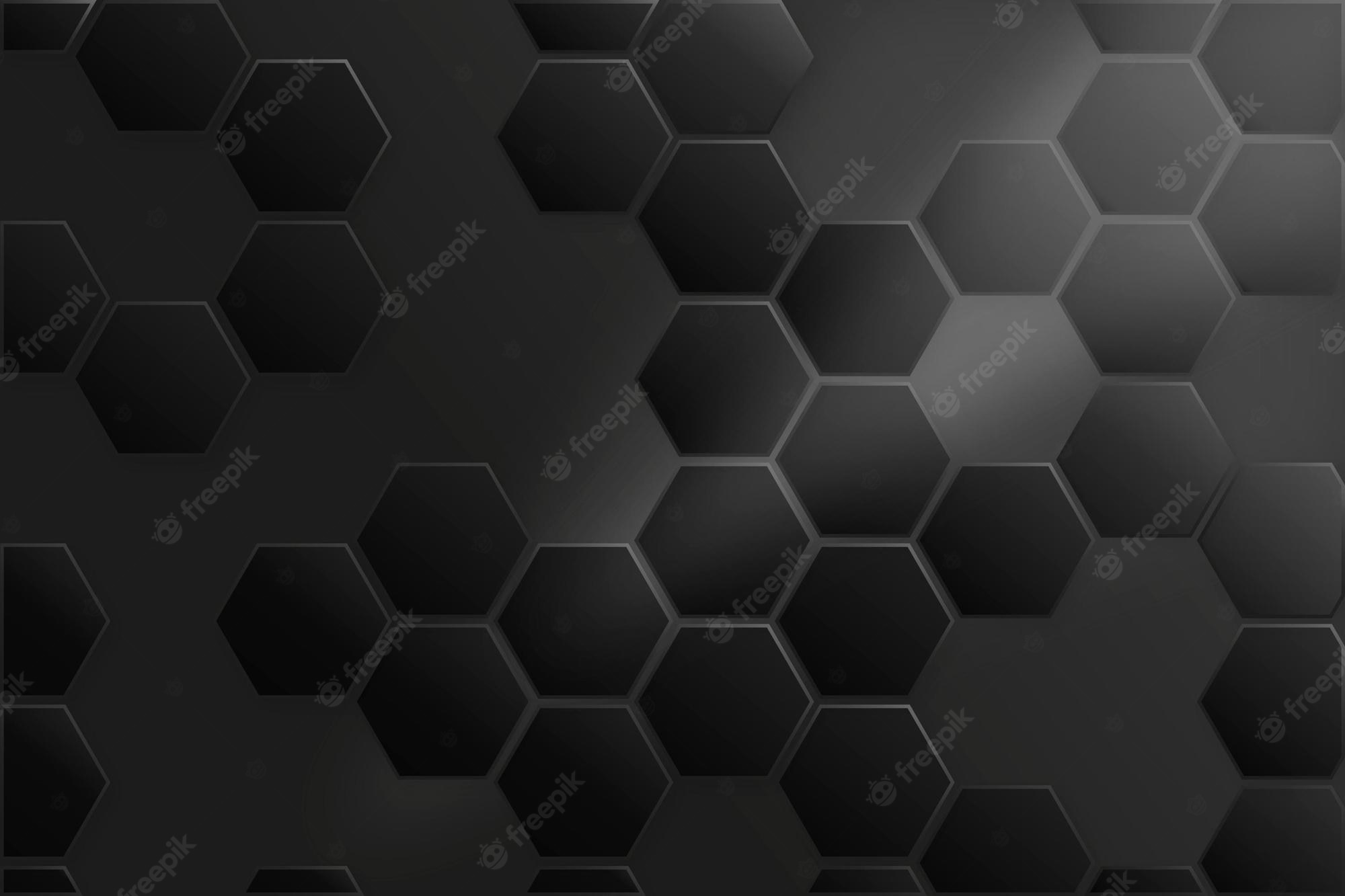 Black Geometric Background