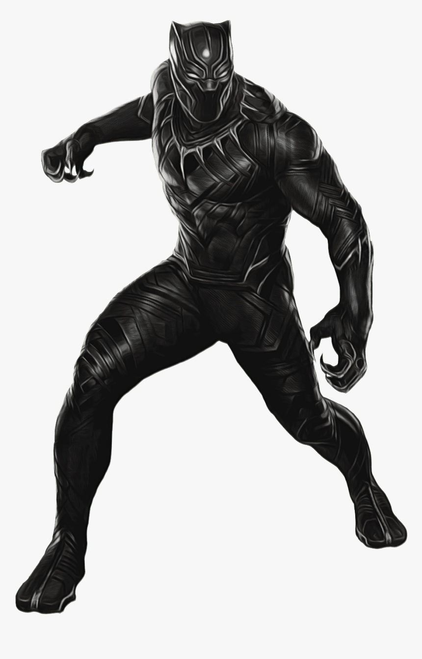 Black Panther White Background